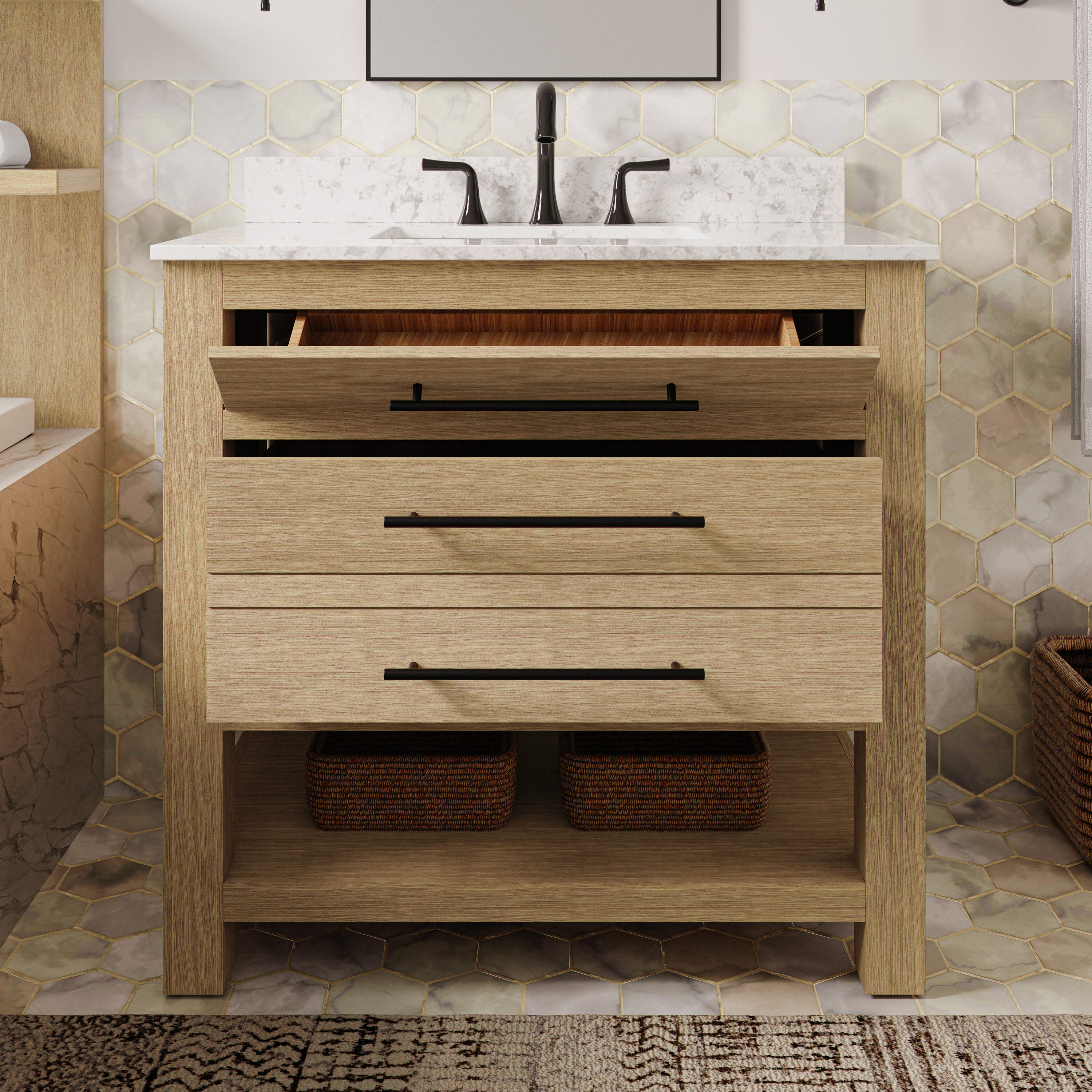 allen + roth LWS36KNTLN Bath-Vanity-Combo - View #5