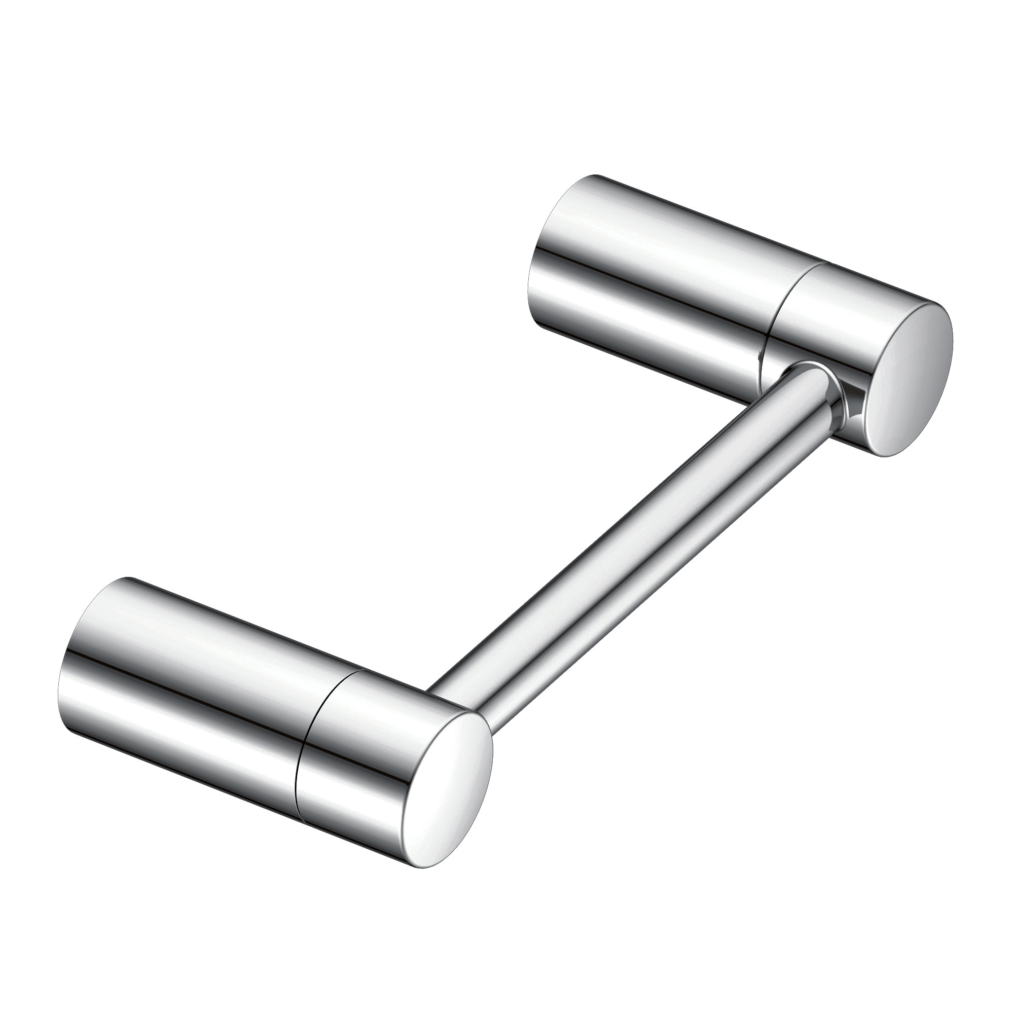 Moen YB0408CH Chrome Wall mount Euro Toilet Paper Holder 1 -Rolls with Storage