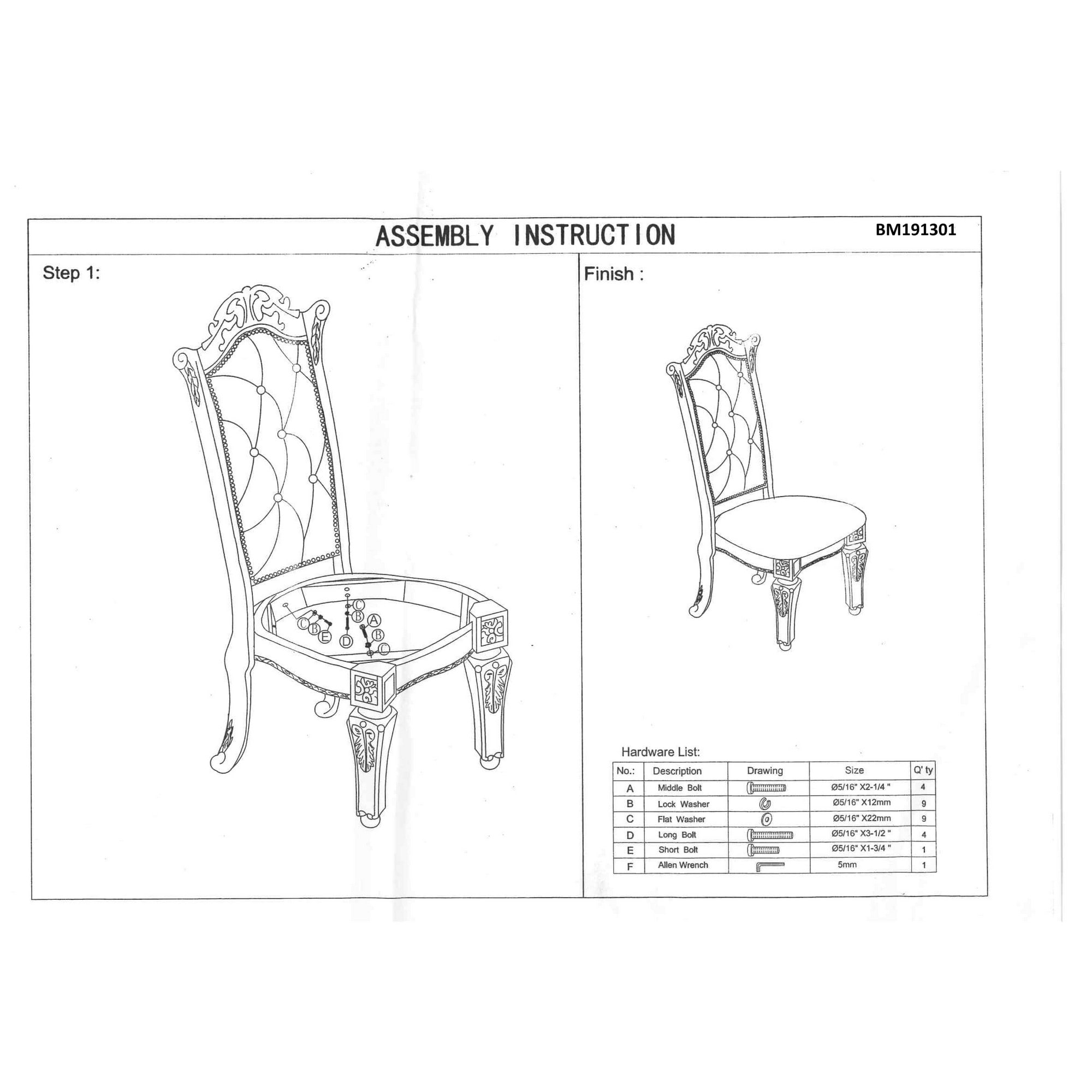 Benzara BM191301 Dining-Chairs - View #6