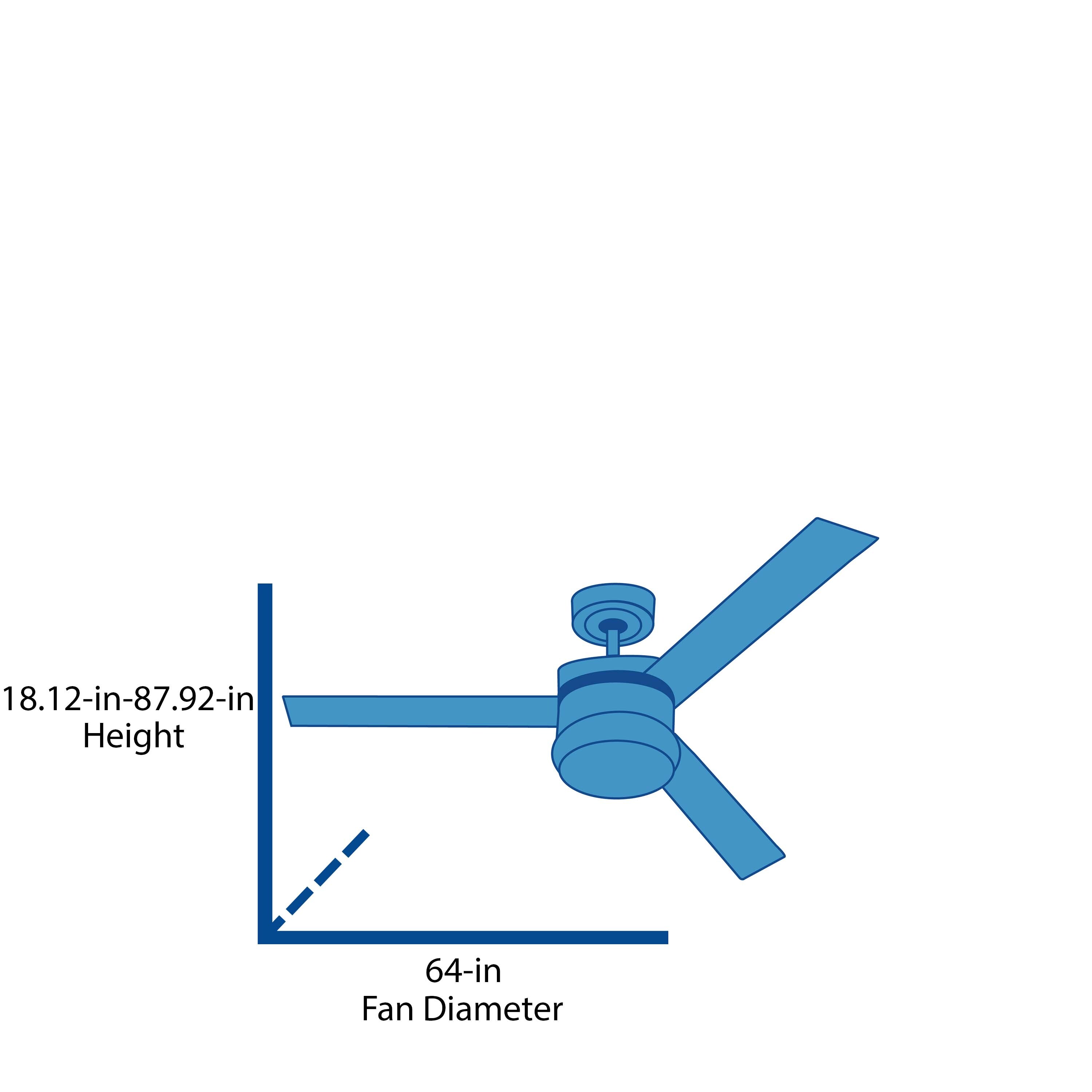 Fanimation FPD8515DZW-64BLW-LK Ceiling-Fans - View #5