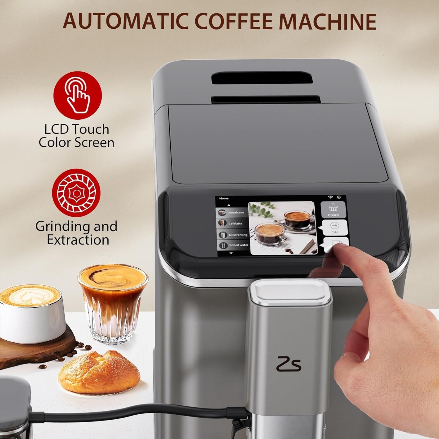 Qeetex LSHQQPHO-10CYGOGH Espresso-Machines - View #4