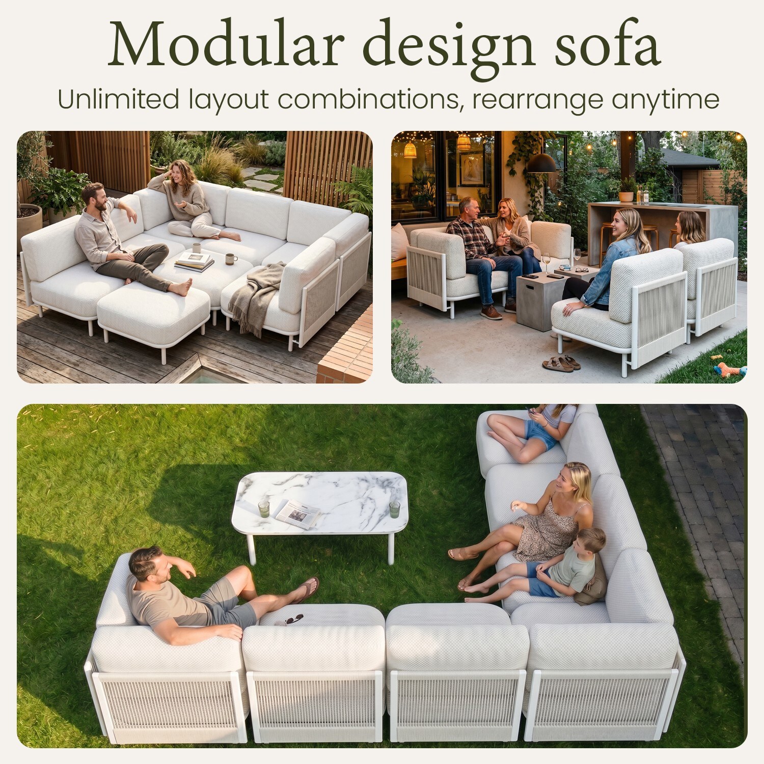 LayinSun LW8001-WH-A2 Patio-Conversation-Sets - View #6