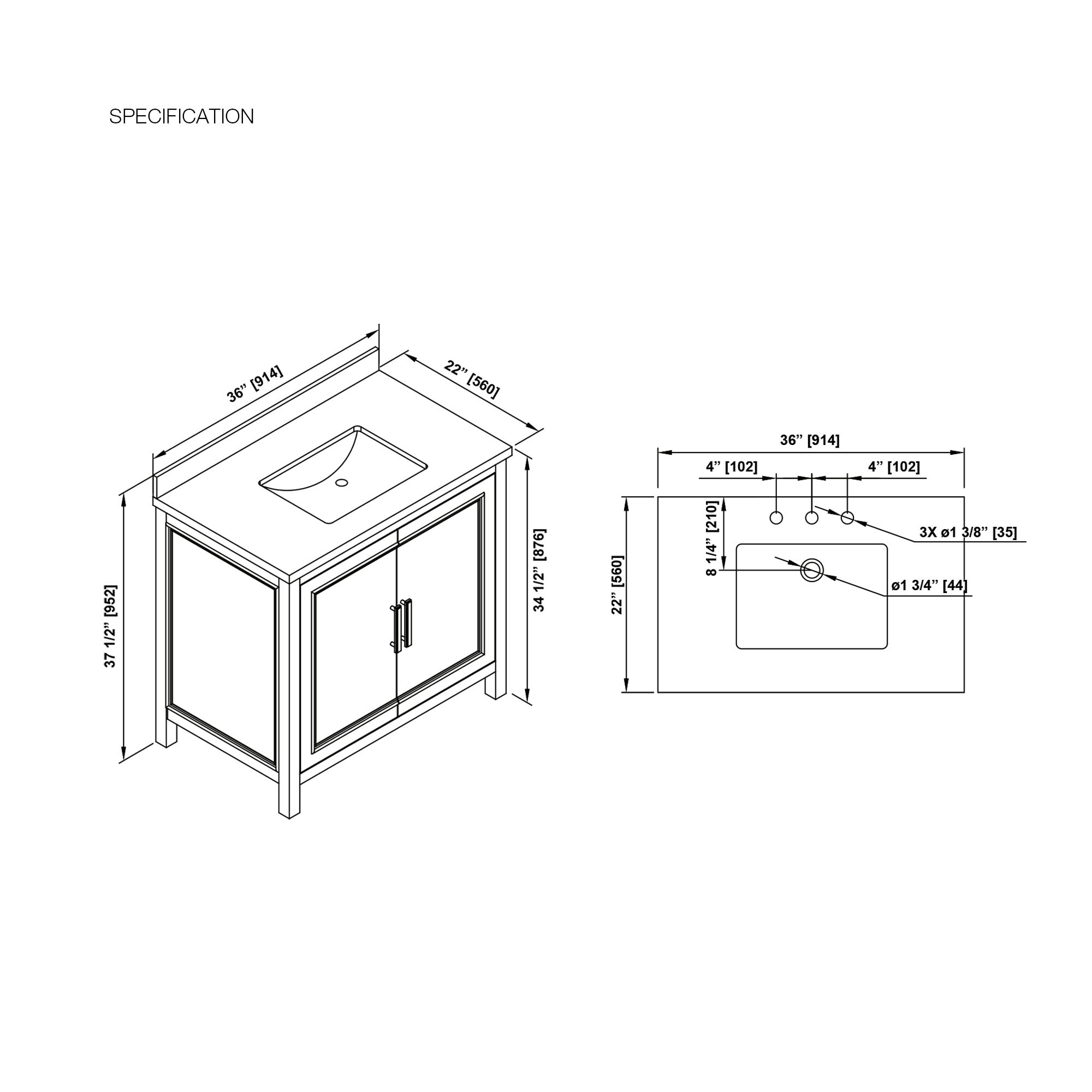 OVE Decors 15VVA-NYAL36-186 Bath-Vanity-Combo - View #13