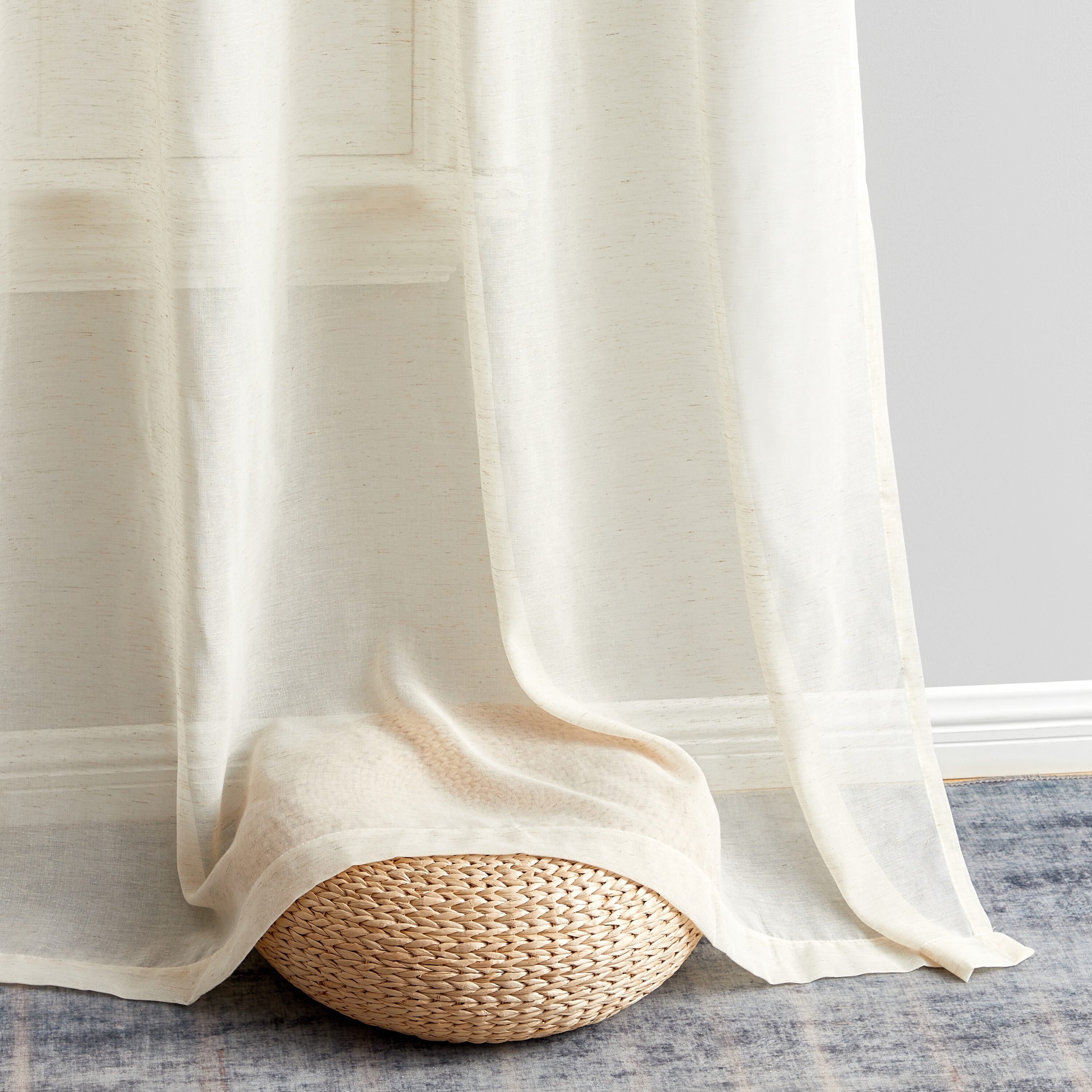HLC.me SIERA-LN-CREAM96 curtains - View #6