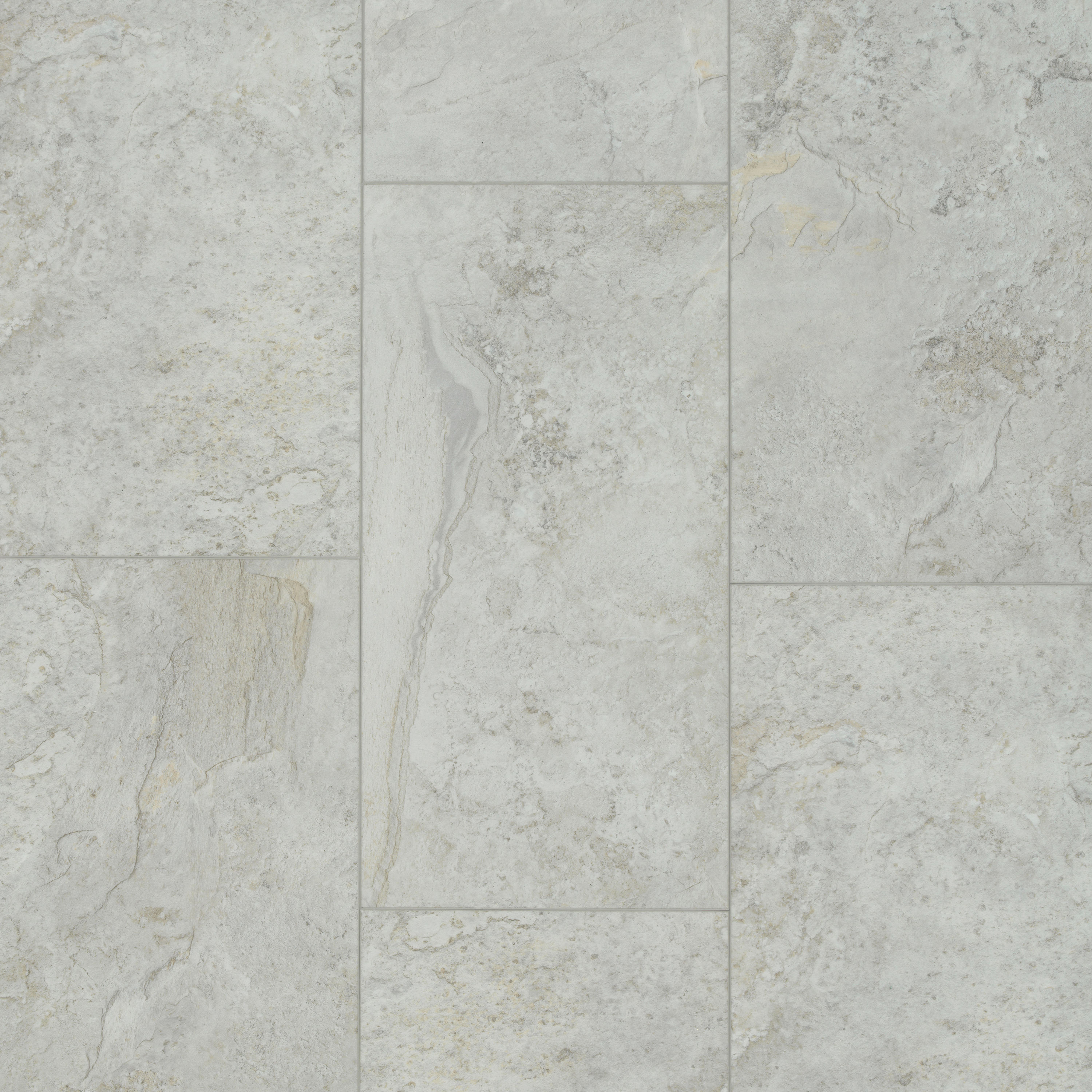 Stone Grey Marble Rigid Core Luxury Vinyl Tile - Foam Back