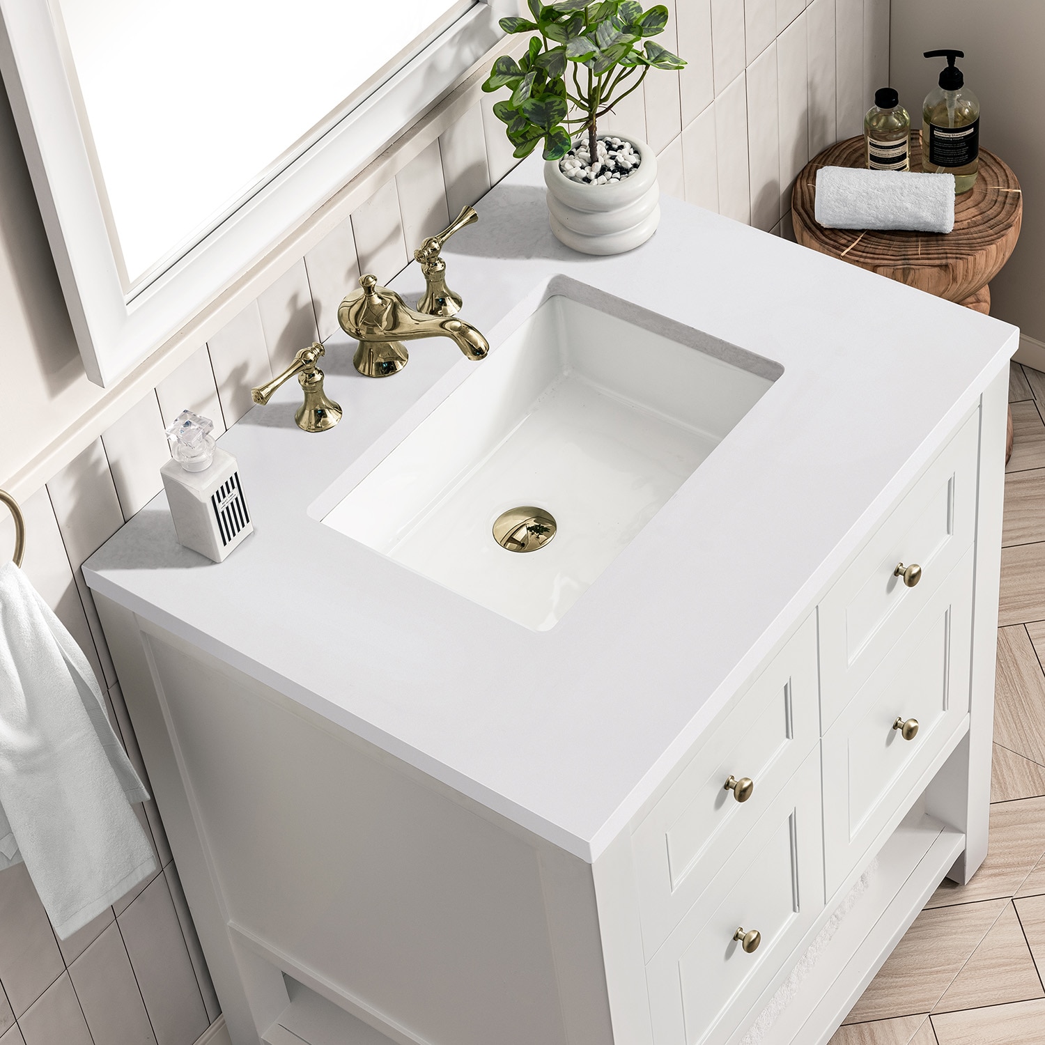 James Martin Vanities 330-V30-BW-3WZ Bath-Vanity-Combo - View #5