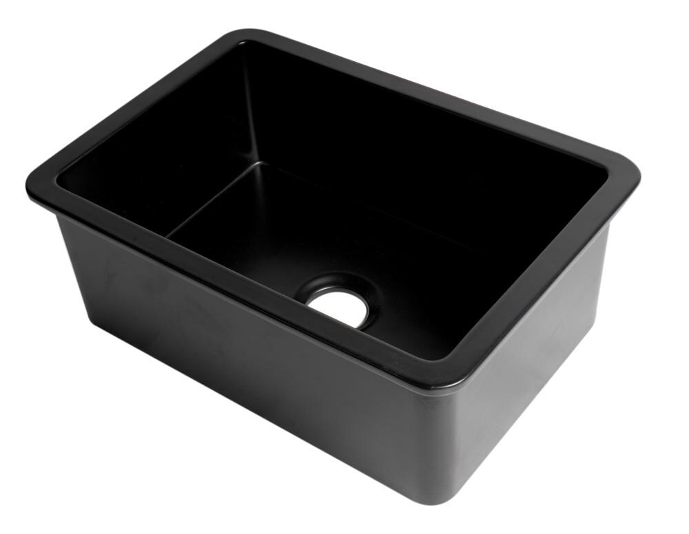 Alfi Brand AB8056-BM Black Matte Ceramic Mushroom Top Pop Up Drain for Sinks with Overflow