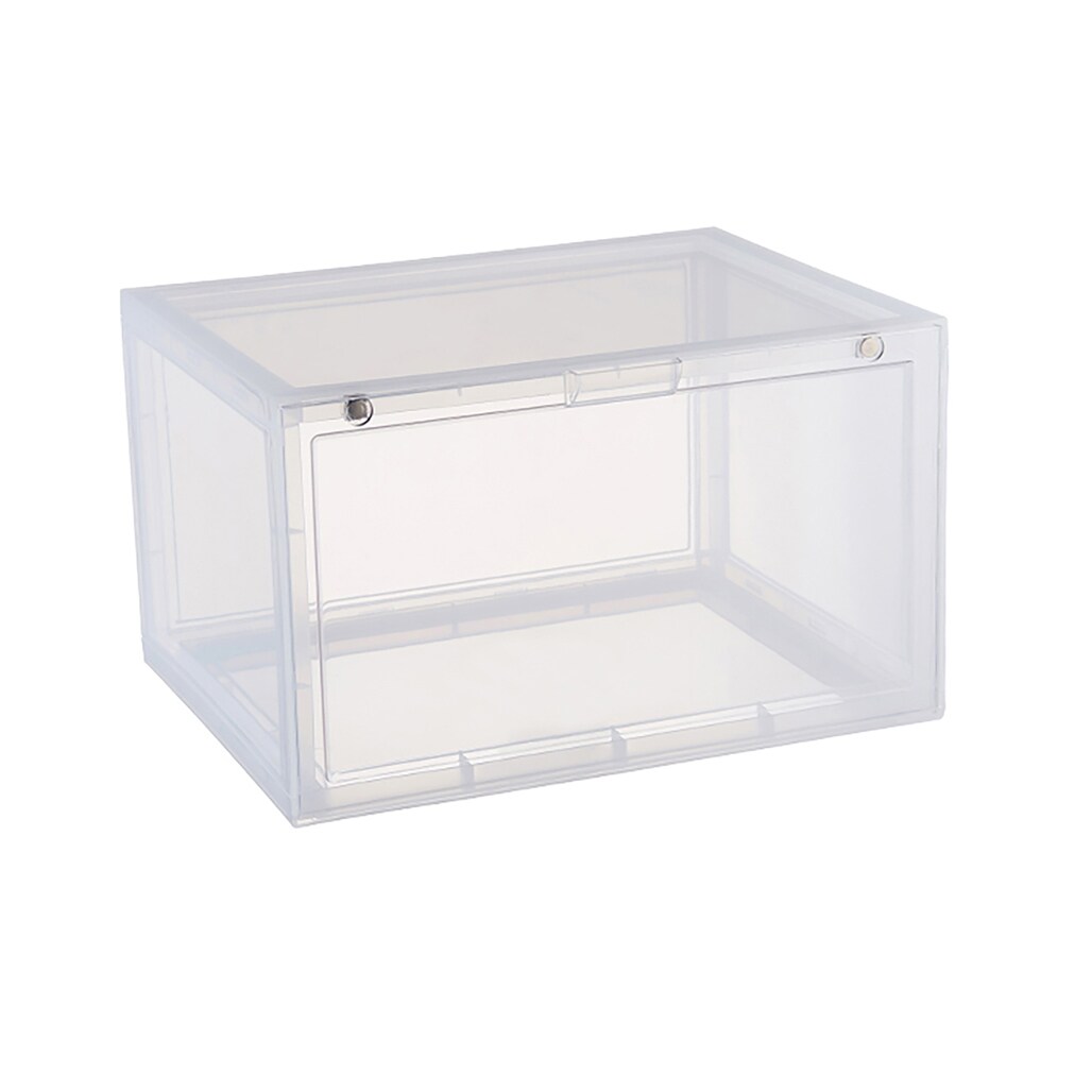 CozyBlock Stackable Shoe Box, Clear Shoe Storage Box, Shoe Drawer