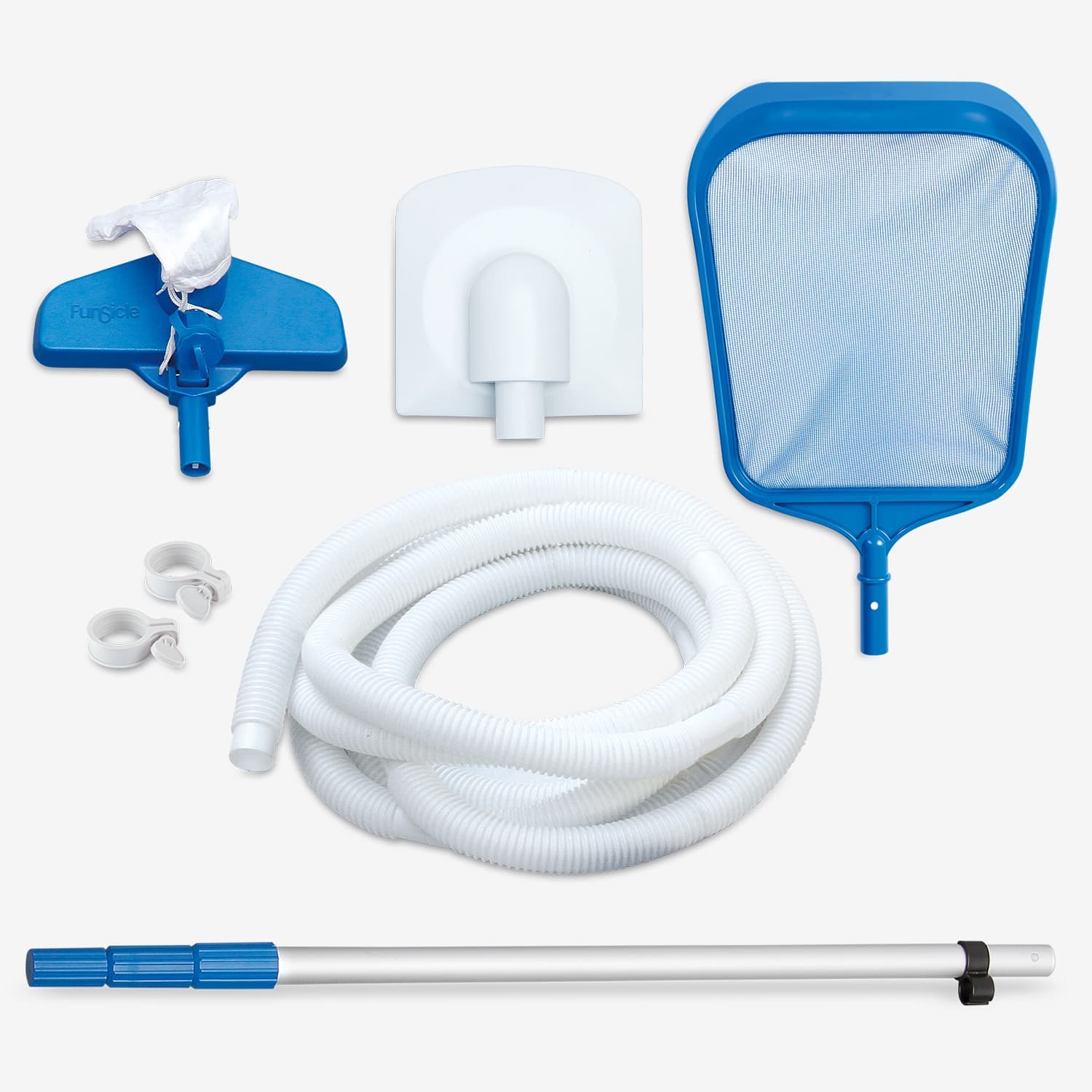 Funsicle  SFX Deluxe Maintenance Kit Blue with Vacuum and Skimmer