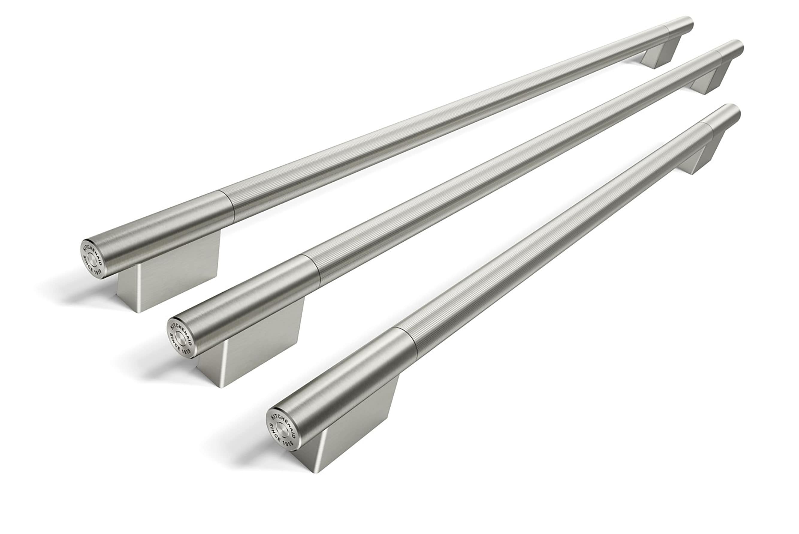 KitchenAid W11777177 Stainless Steel Handle Hardware Accessory Kit for 36-Inch Built-In French Door Bottom Mount Refrigerator