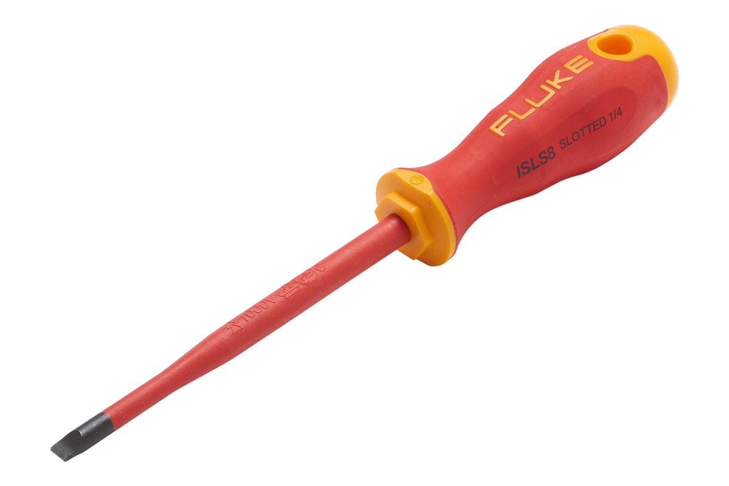 Fluke ISLS8 Isls8 Slotted Insulated Screwdriver