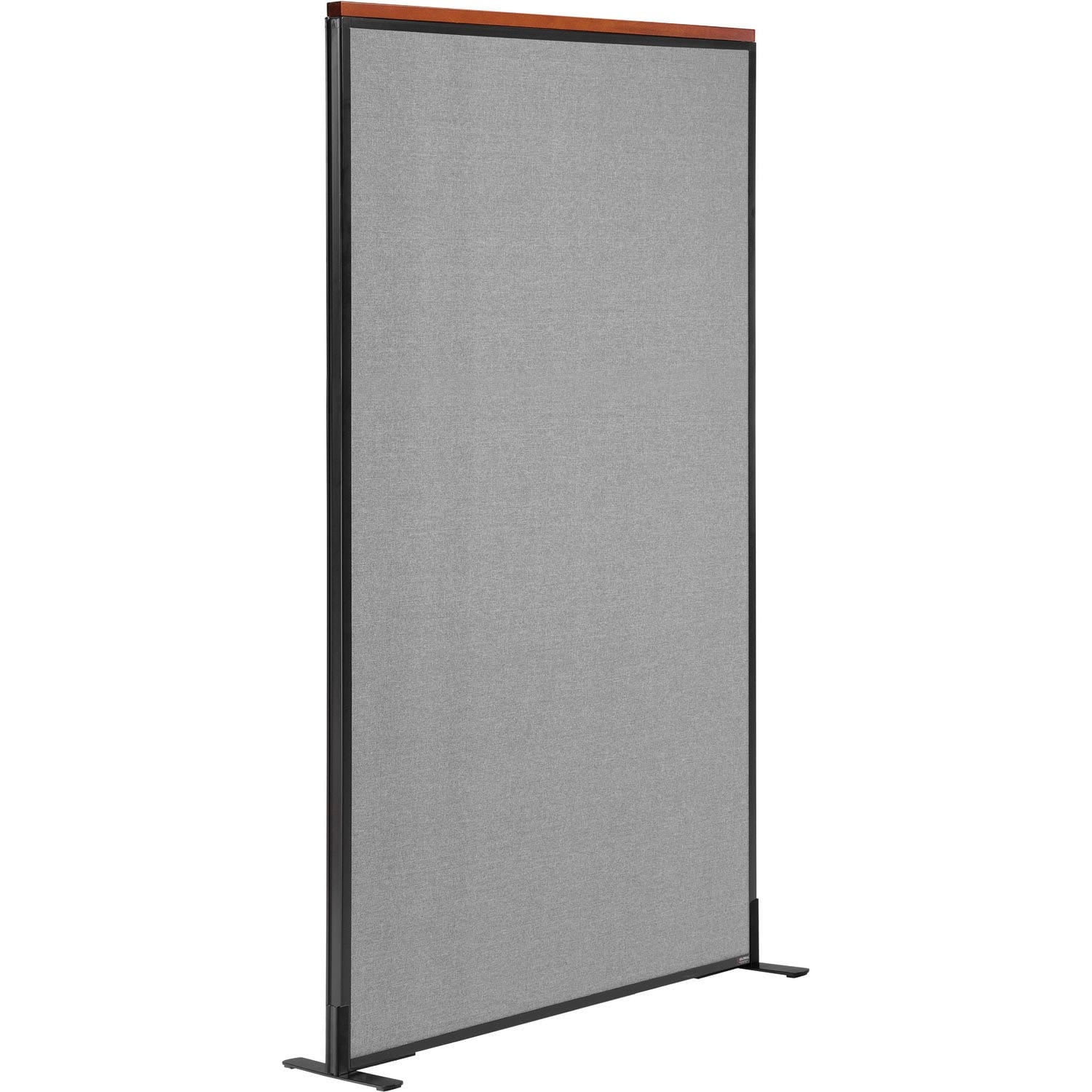 Global Industrial 695792FGY 36-14-inW x 97-12-inH Deluxe Freestanding Office Partition Panel Gray