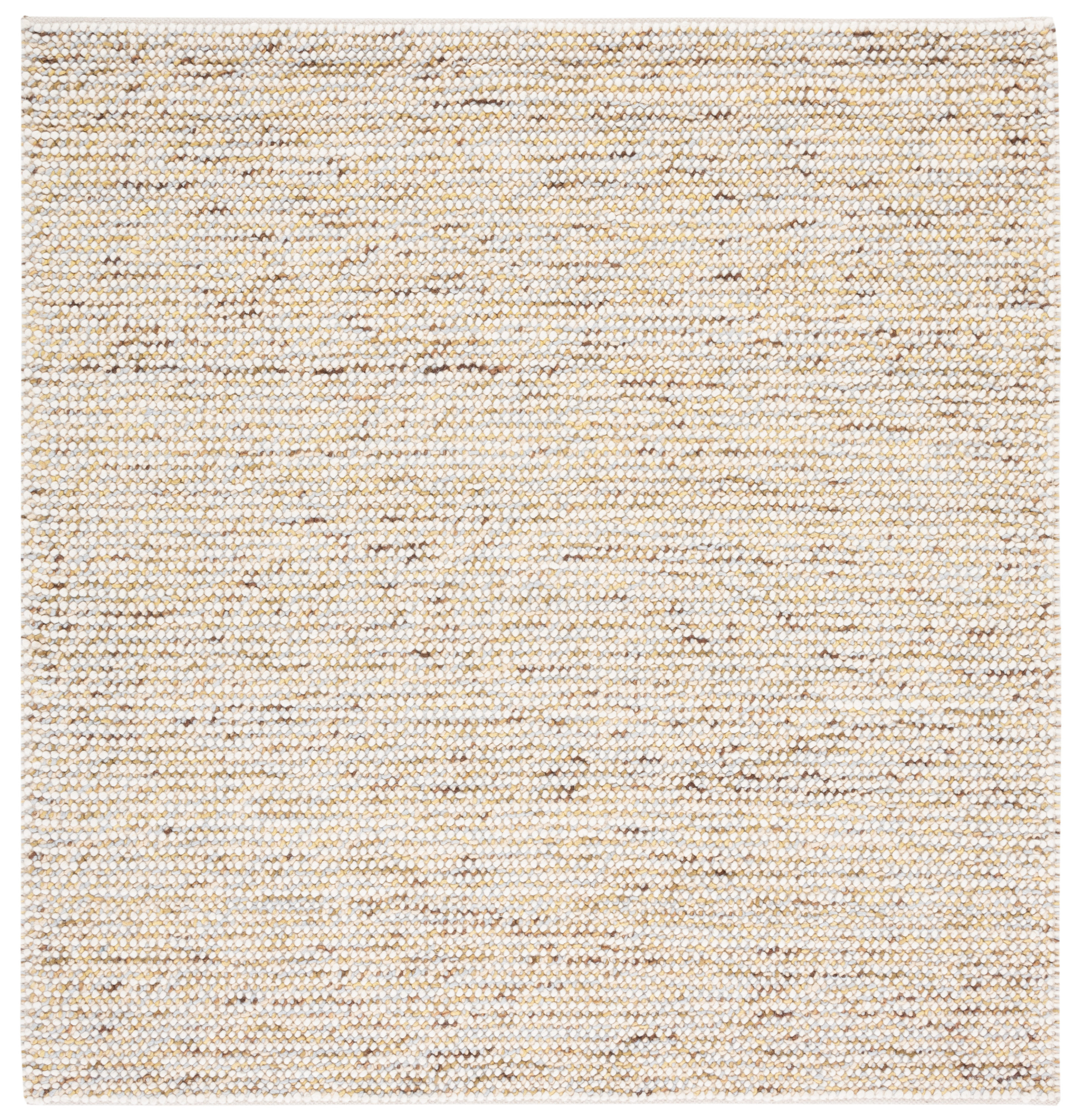 Safavieh VRM401G-6SQ Vermont Radovinka 6 x 6 (ft) Wool Ivory/Silver Square Indoor Geometric Bohemian/Eclectic Area rug