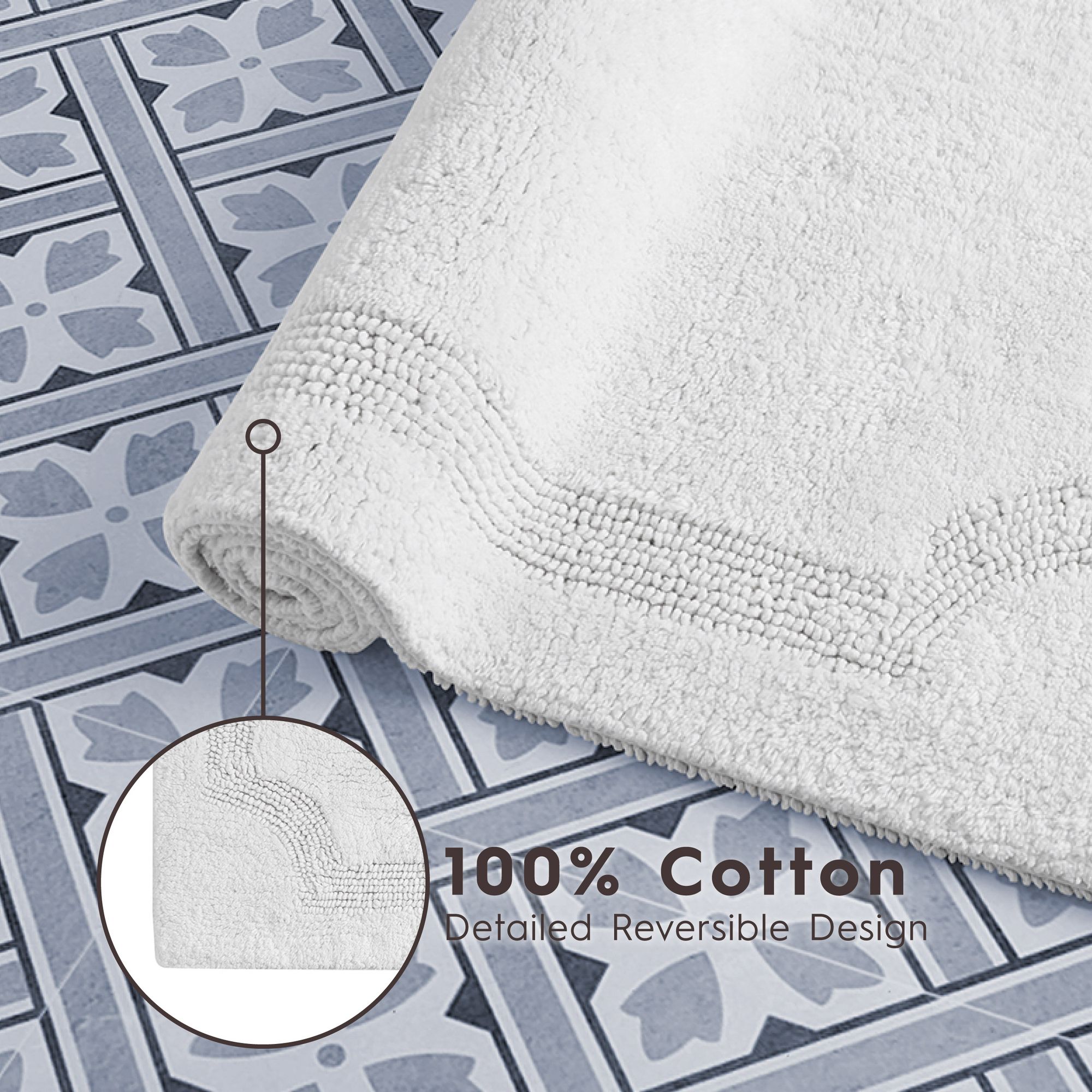 Laura Ashley 646760076420 Bath-Rugs - View #4