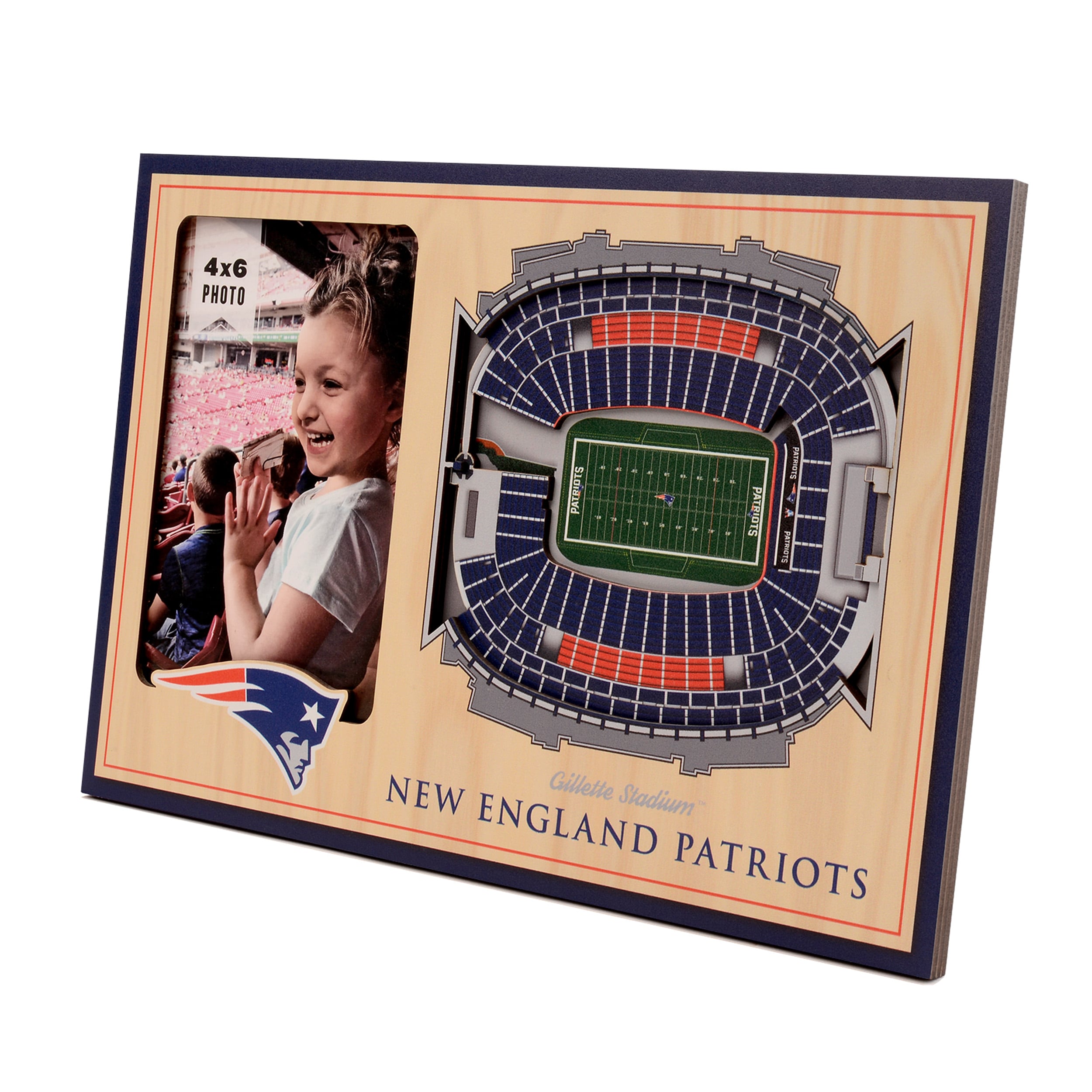 New England Patriots Custom NFL Football 8x10 Picture Frame Kit (Multiple  Colors)