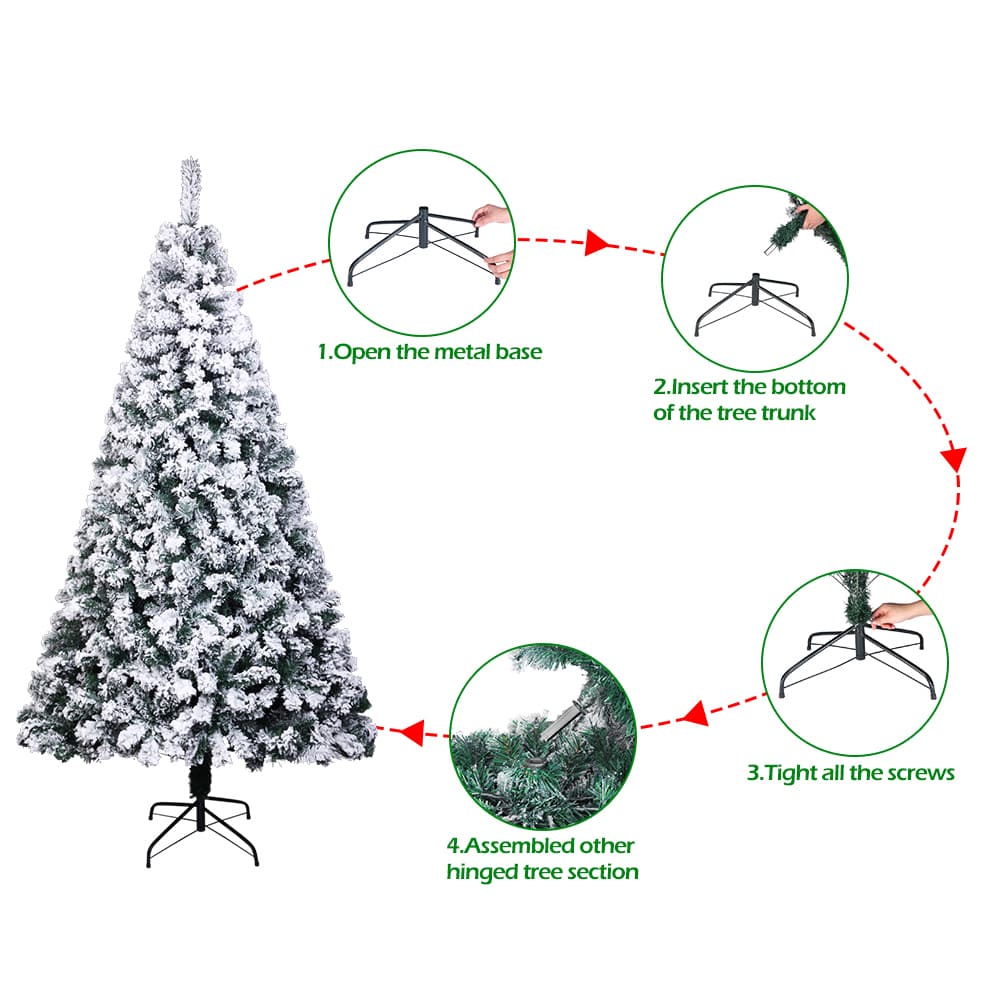 VERYKE LL-CST125 Artificial-Christmas-Trees - View #8