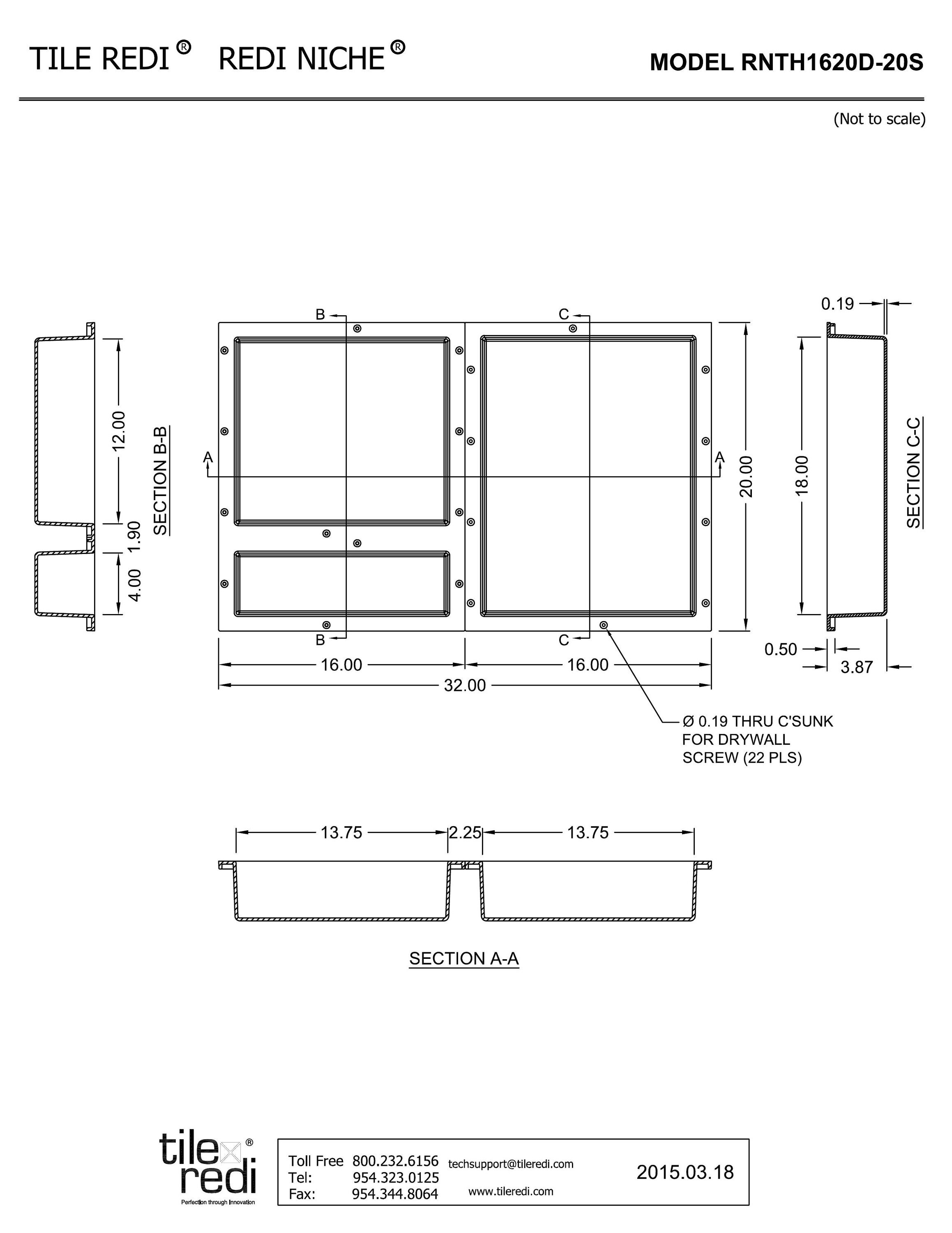 Tile Redi RNTH1620D-20S Shower-Accessories - View #5