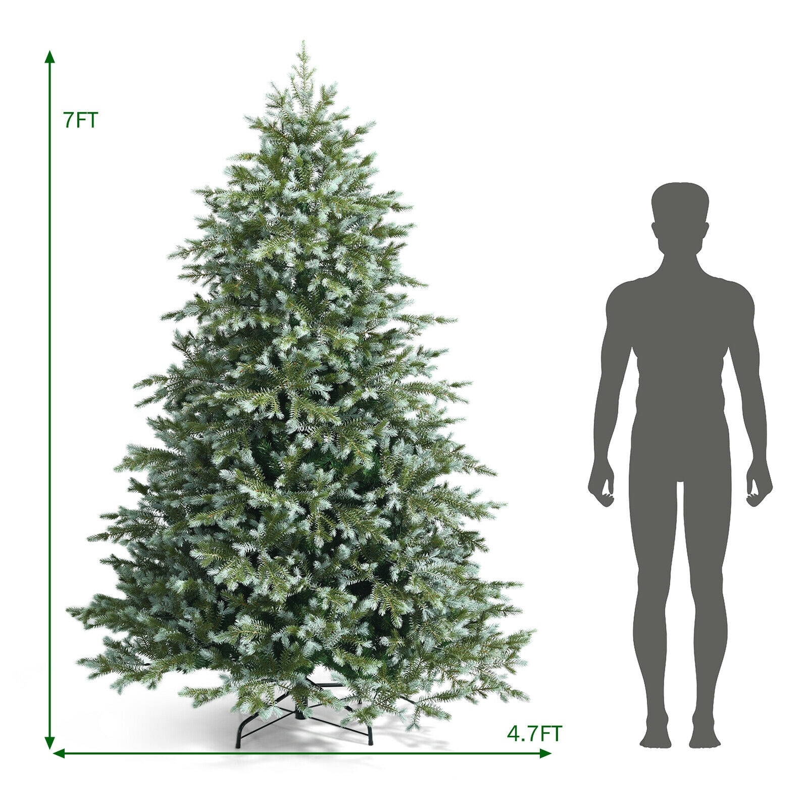Forclover HYFASDCM58 Artificial-Christmas-Trees - View #2