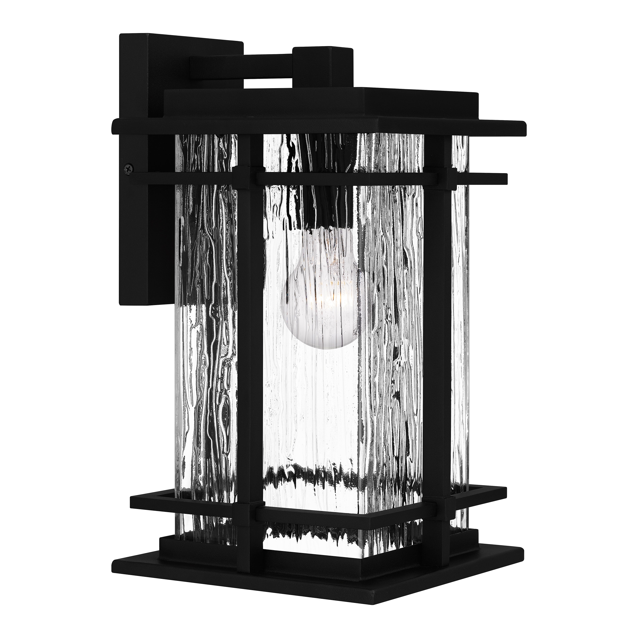 Earth Black Aluminum Dimmable Direct Wired Electric Sconce