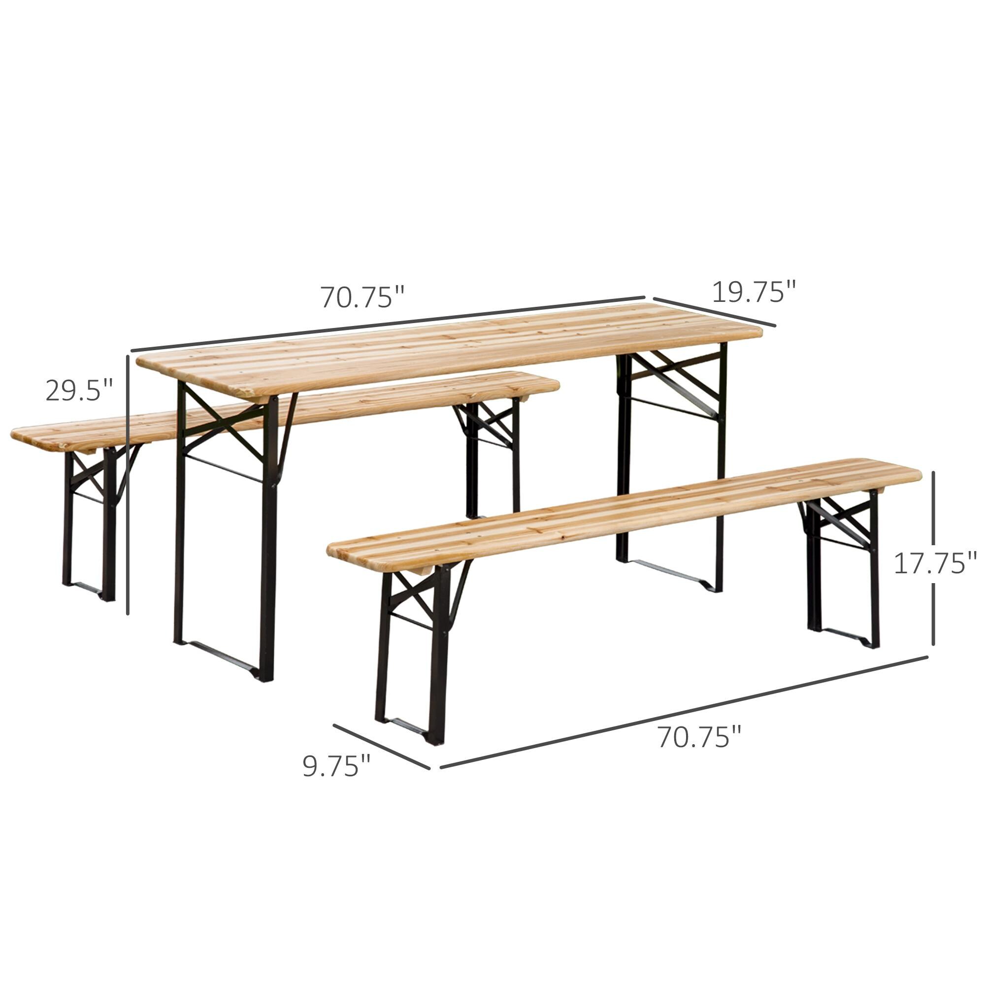 Bayfeve BFAOS-2502-PT Picnic-Tables - View #3
