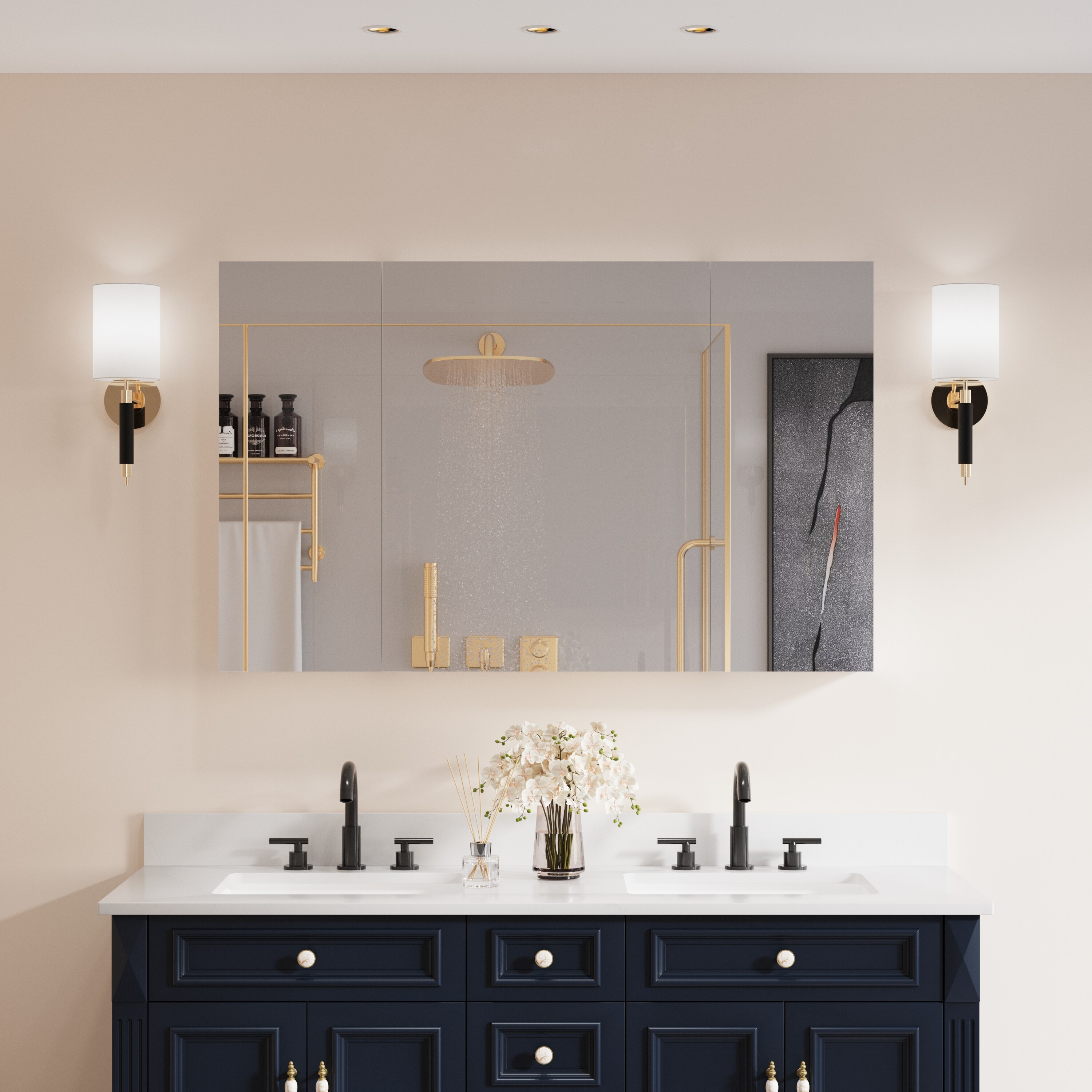 Forclover MRW-JG4830R Bathroom-Medicine-Cabinets - View #2