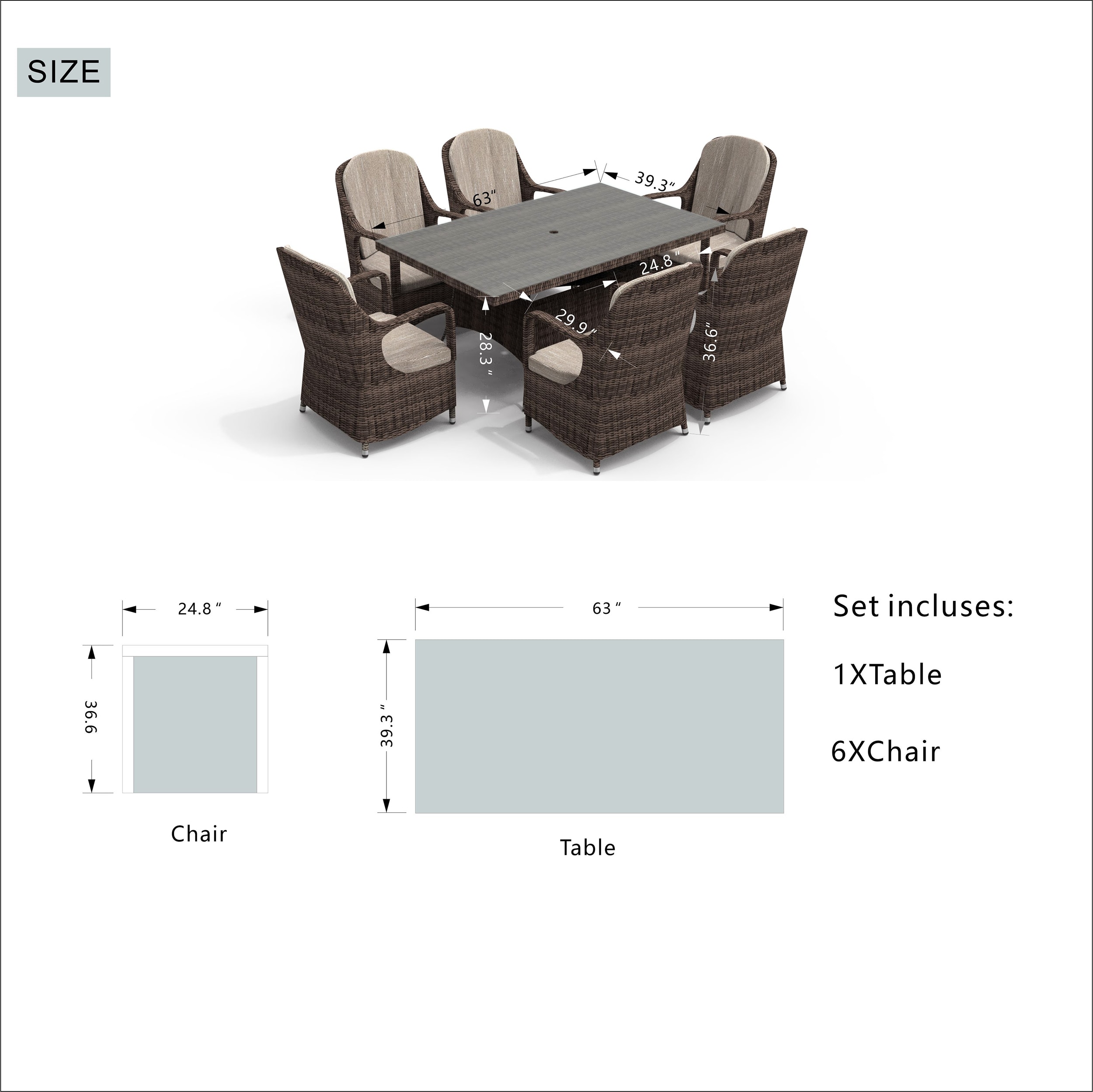 Moda Furnishings MD-PAD-1712-B Patio-Dining-Sets - View #6