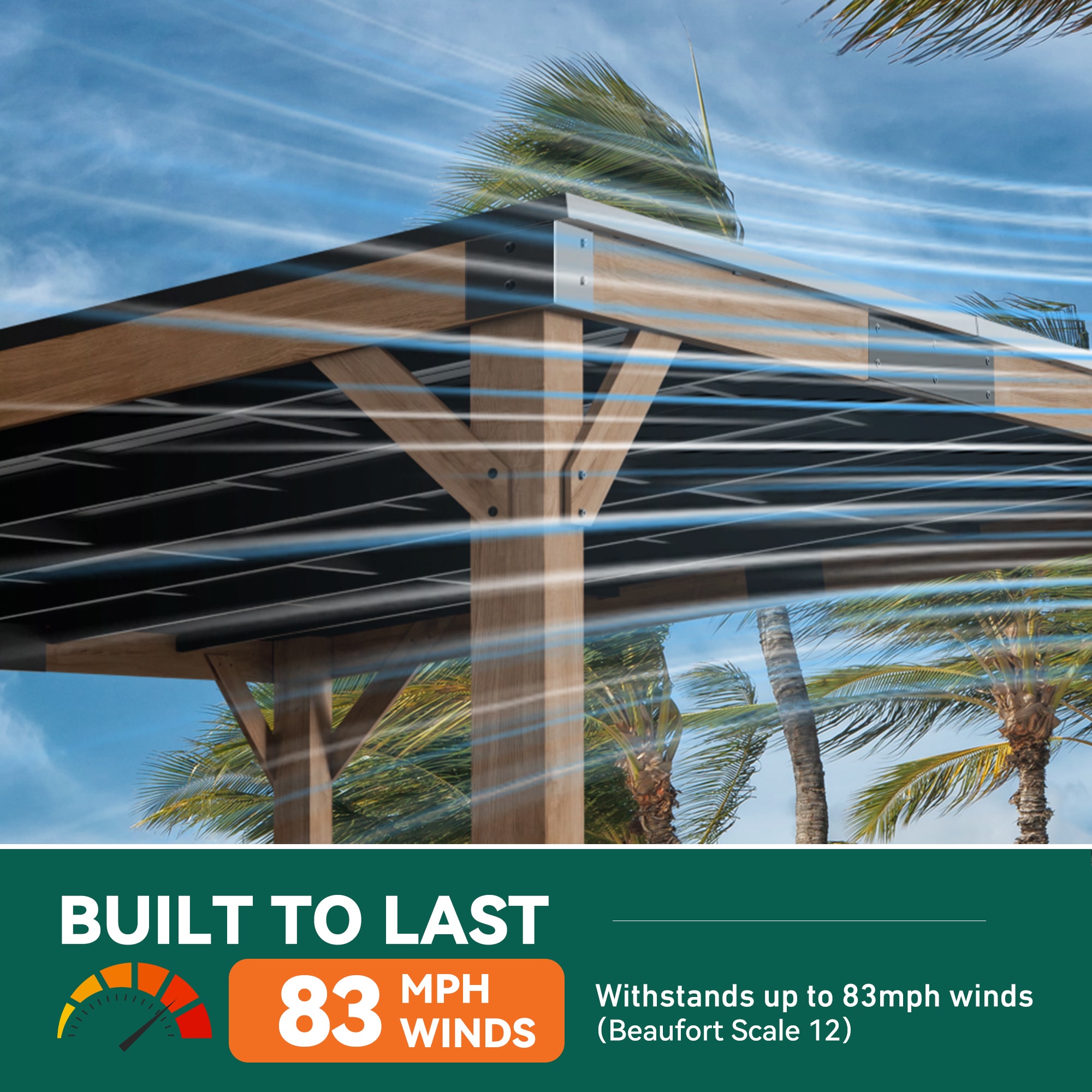 ELEVATE OUTDOORS IG10600119-1216 Wood-Resin-Gazebos - View #4