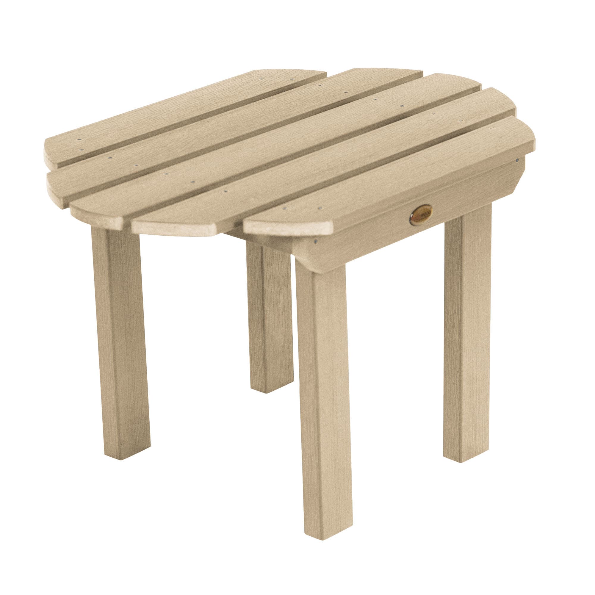 highwood AD-TBL-CW1-TAU Adirondack Rectangle Outdoor End Table 27-in W x 19-in L