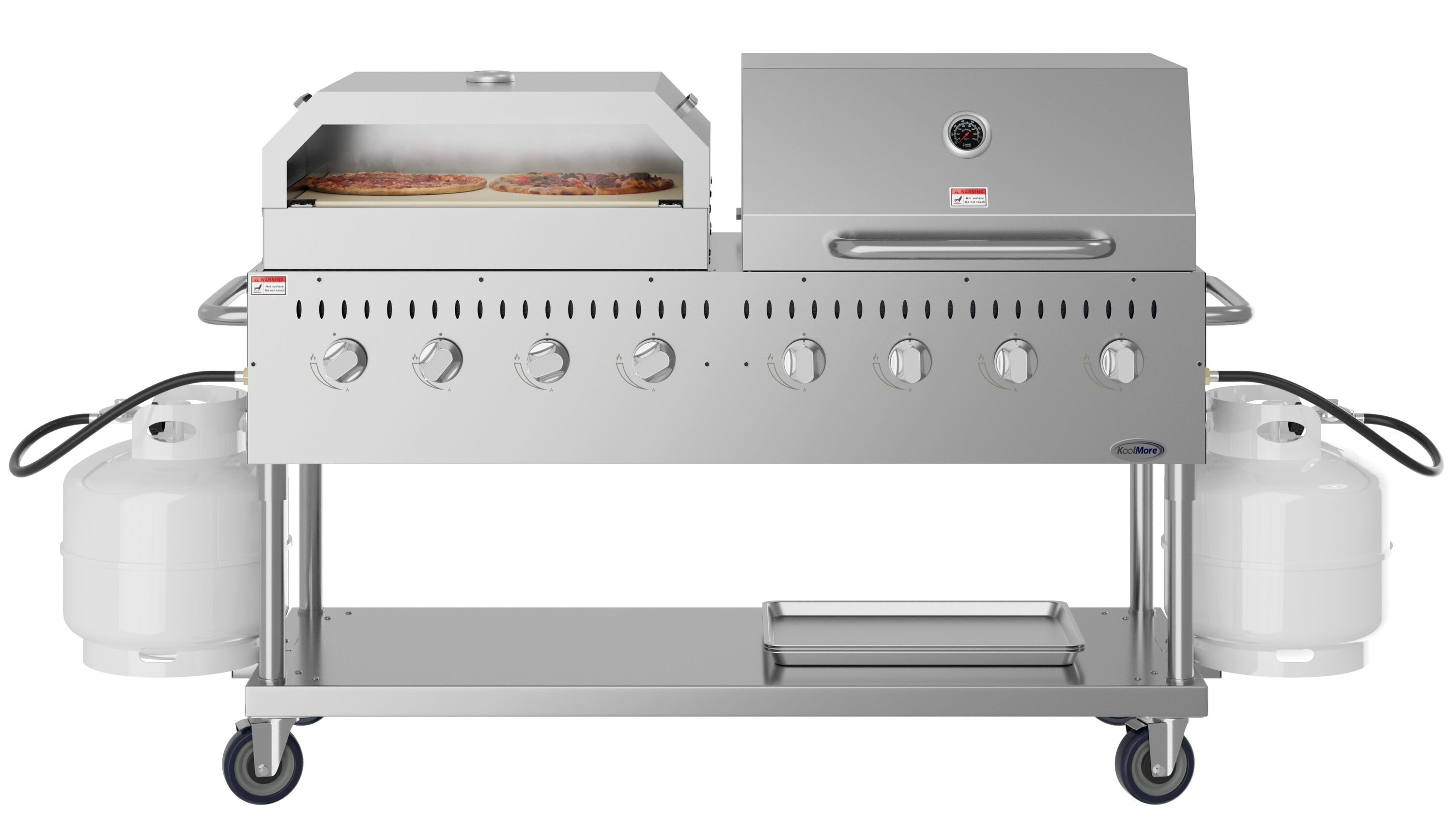 KoolMore LOW-CGKIT6-D30P30 Gas-Grill - View #6
