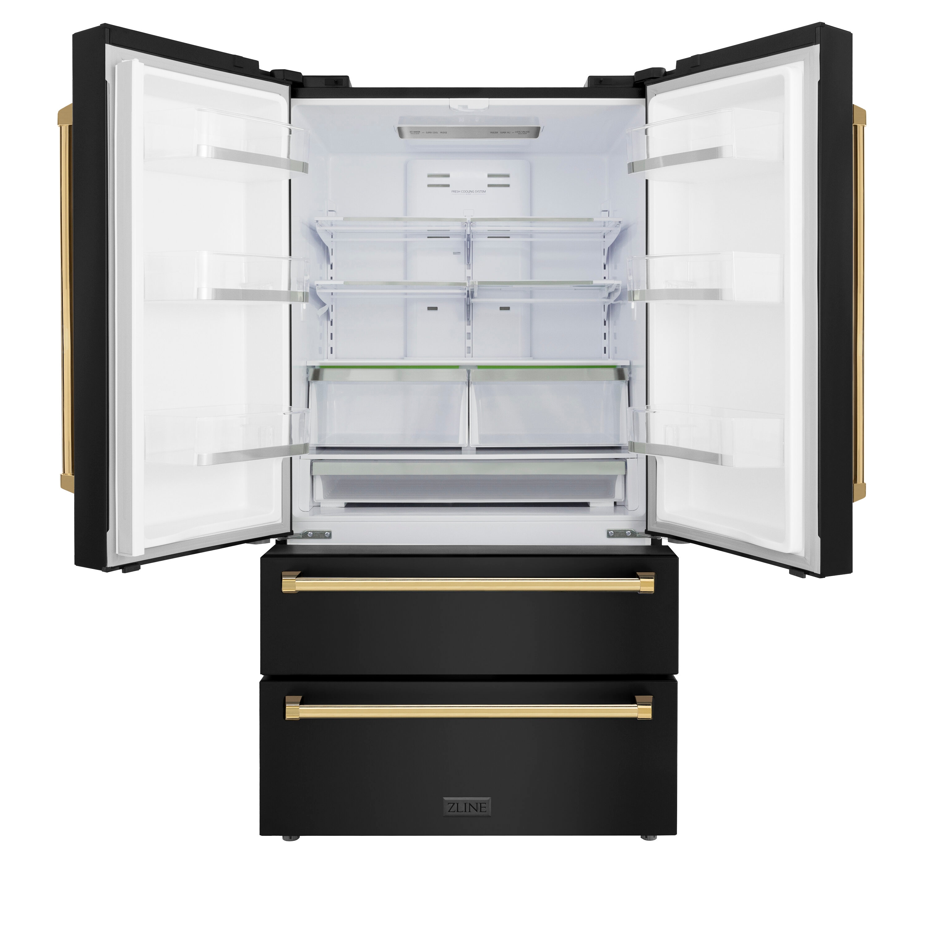 ZLINE KITCHEN & BATH RFMZ-36-BS-G French-Door-Refrigerators - View #3