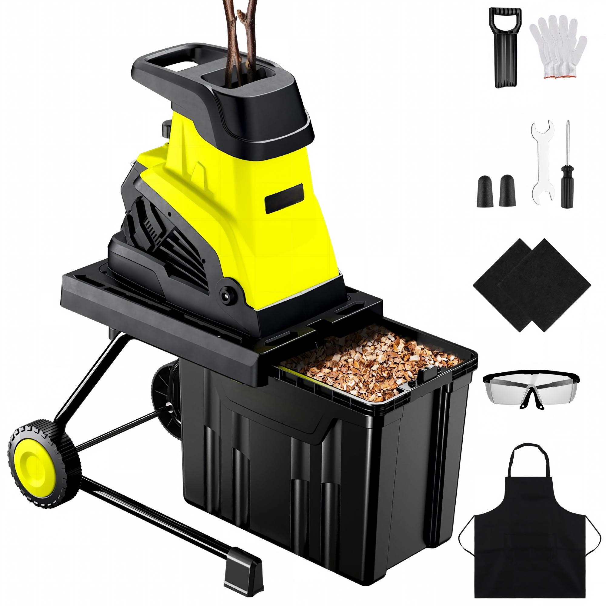 Midori　 WD80EFAX⑤ SENIX 15-Amp Electric Wood Chipper, 1.5-in Maximum Branch SDE15-L