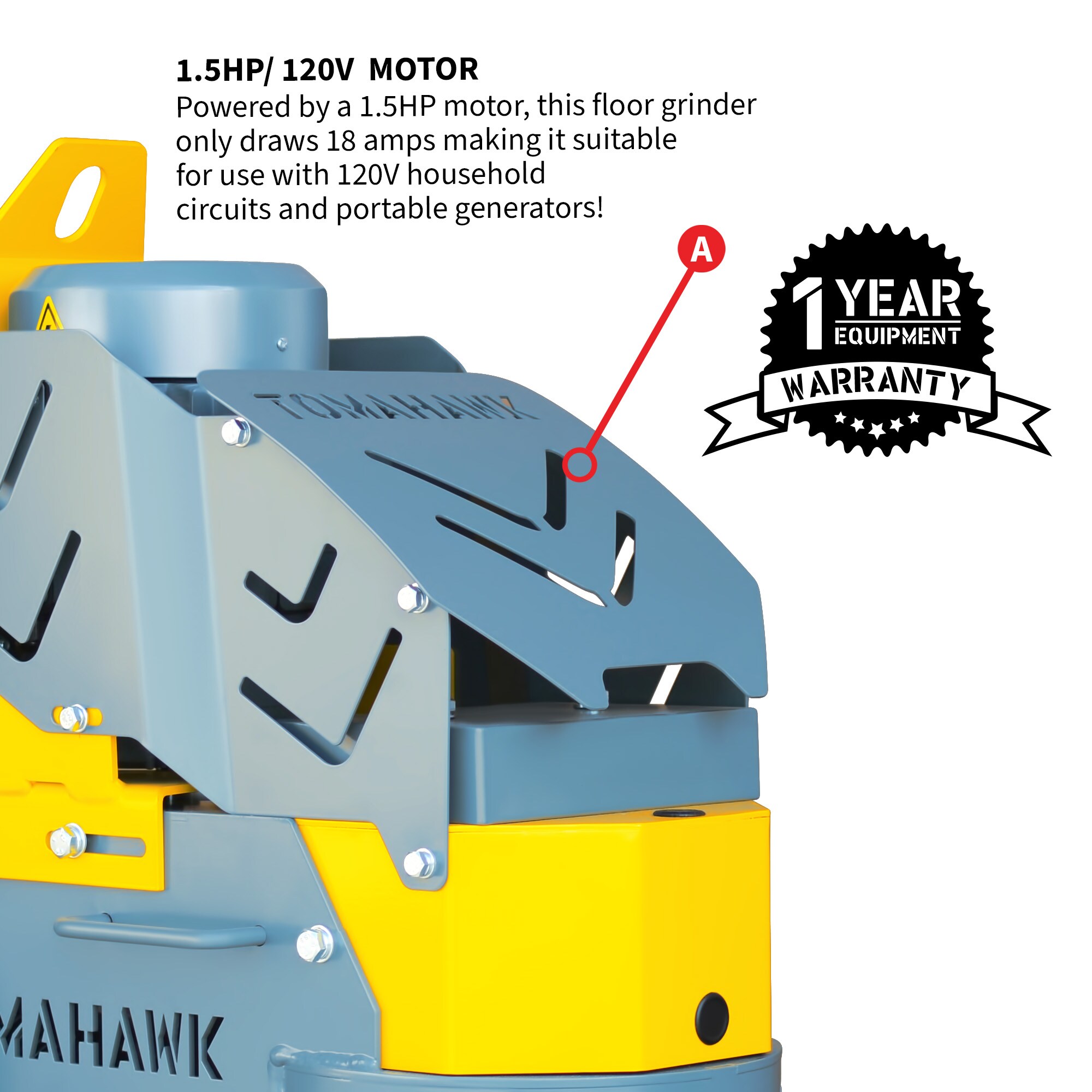 Tomahawk Power TGDR10 Cordless-Grinders - View #4