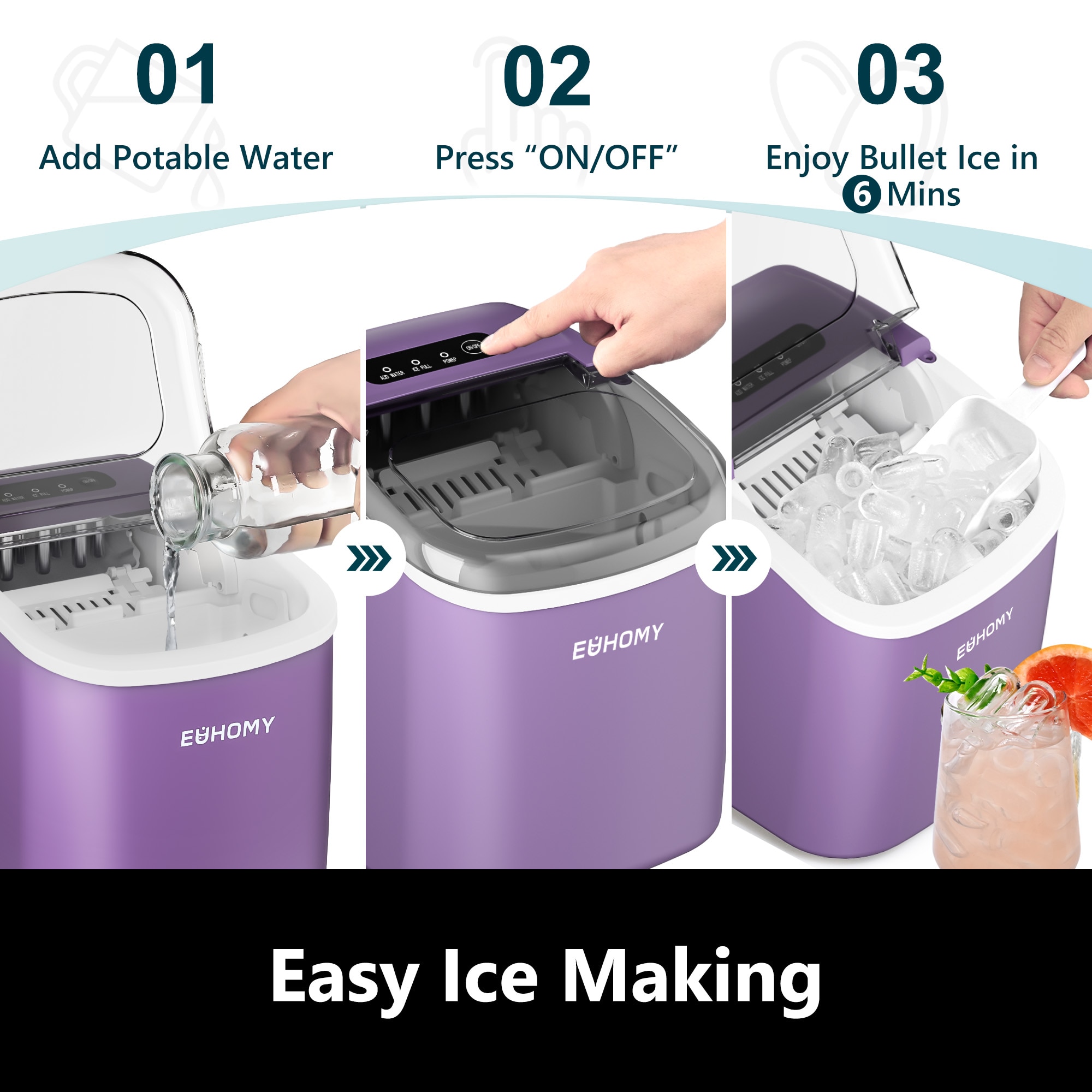 Euhomy IM-06E Ice-Makers - View #6