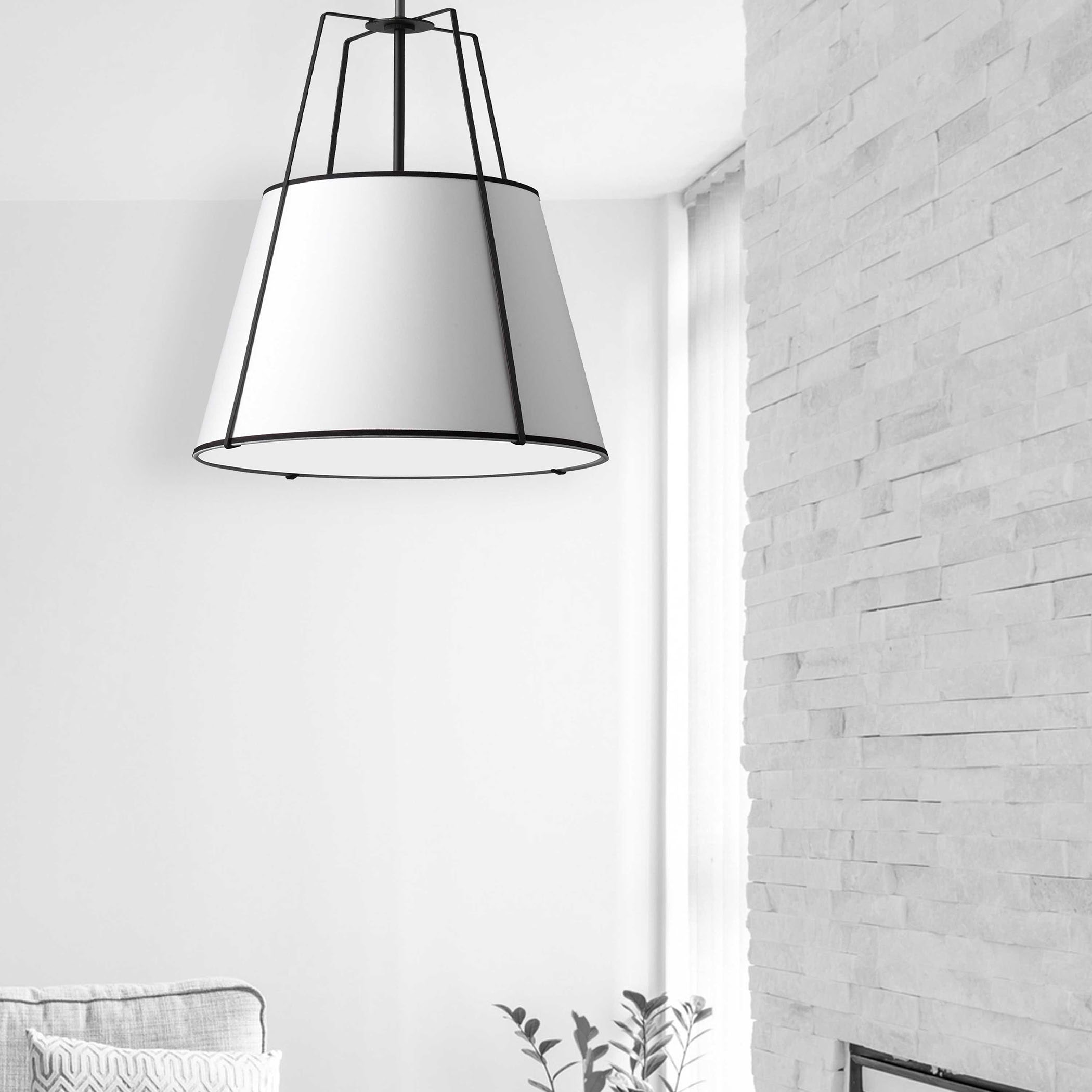 Dainolite TRA-3P-BK-WH Pendant-Lights - View #3