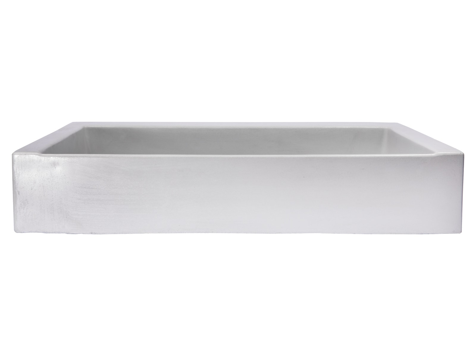 Eden Black Concrete Rectangular Undermount Bathroom Sink