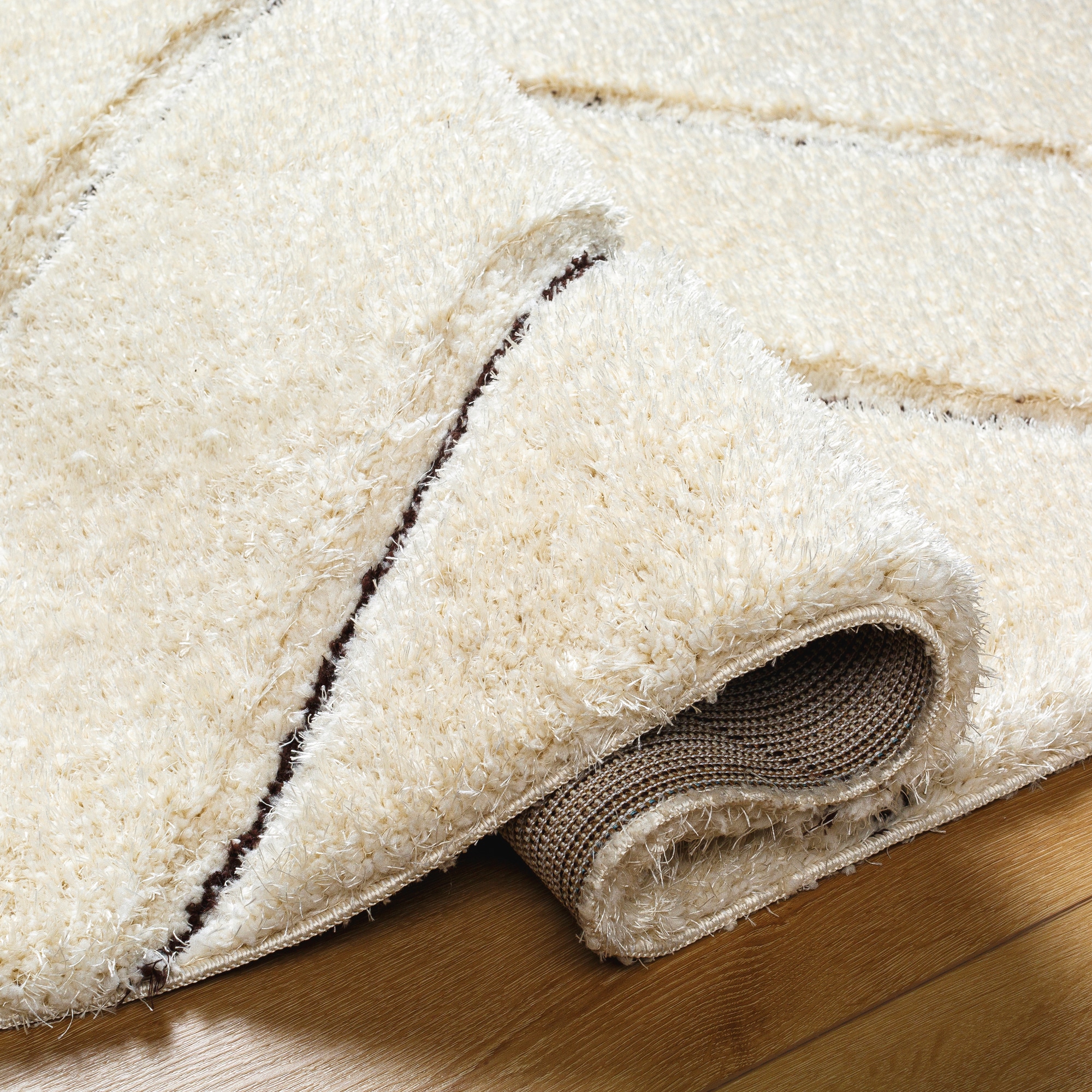 Easy-Care Reversible Gray Spot Synthetic Area Rug 5'3" x 7'