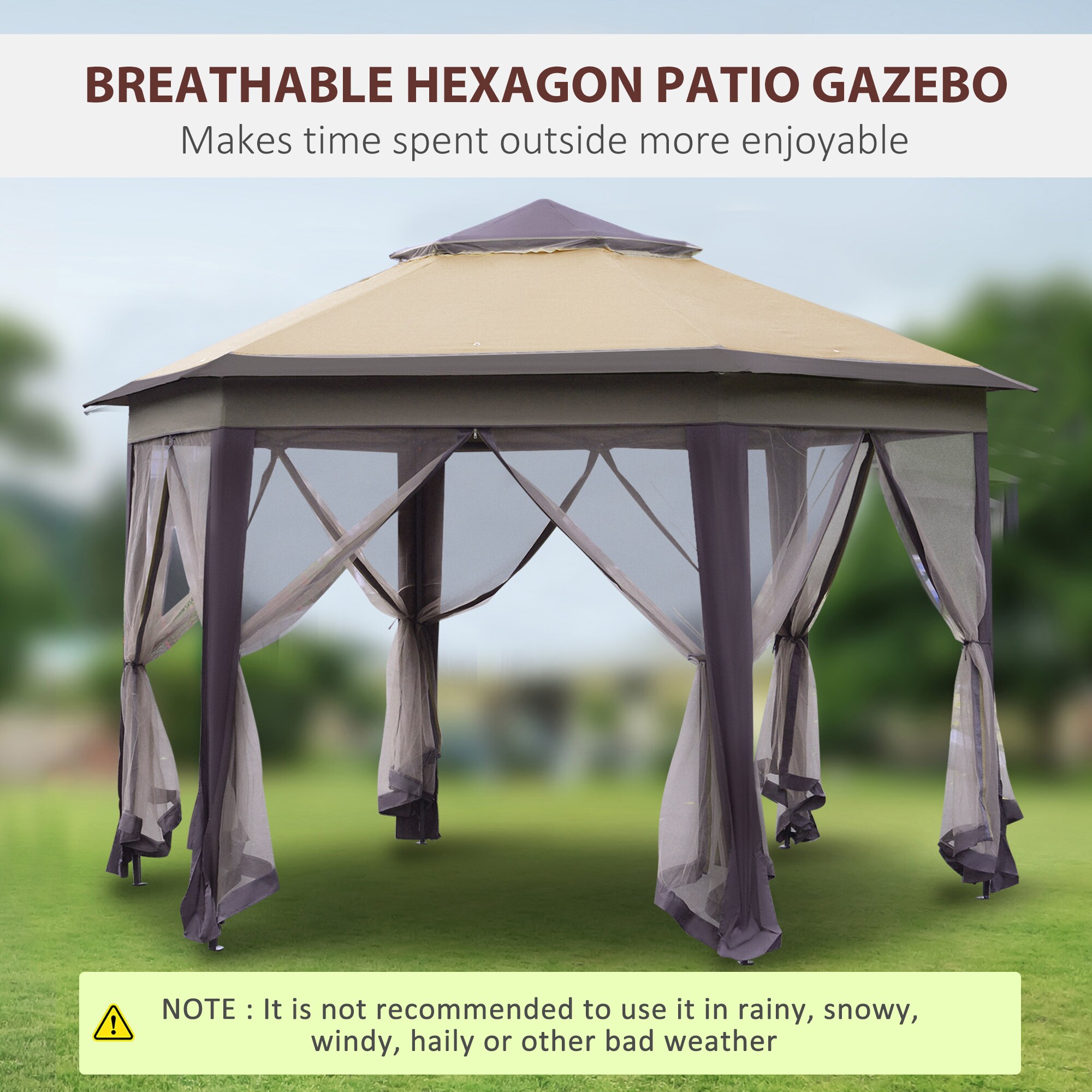 Siavonce XH41508 Wood-Resin-Gazebos - View #6