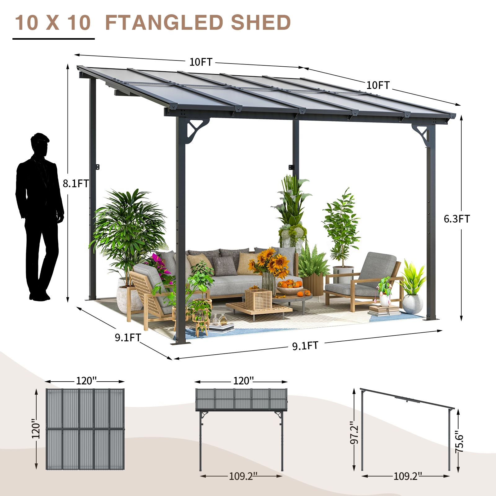 Bapipro BPPG31G36 Pergolas-2 - View #6