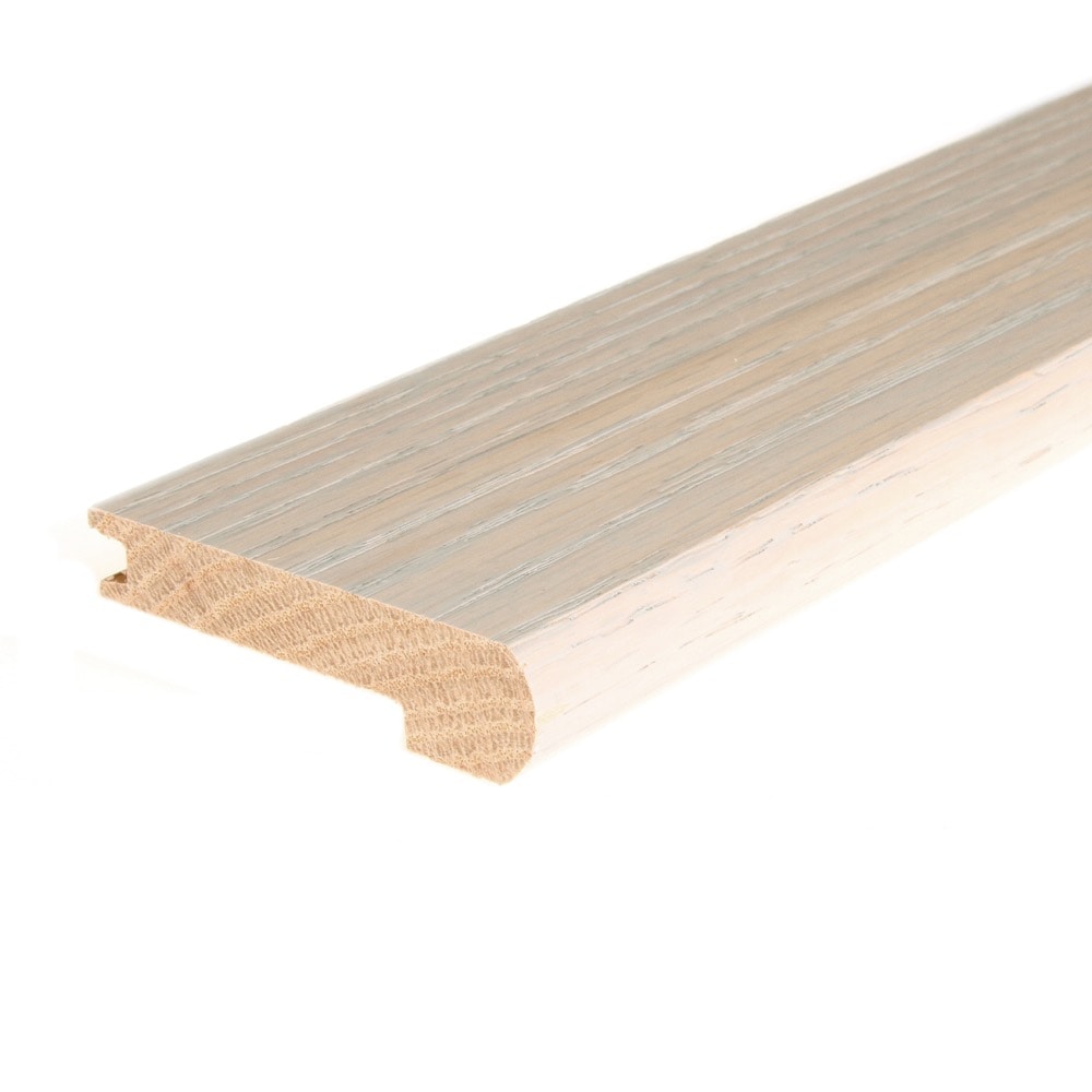 Flexco 778864 Solid Wood Stair Nose 2.75-in x 78-in x 0.5-in Creekside Prefinished Wood Oak Flush Stair Nosing