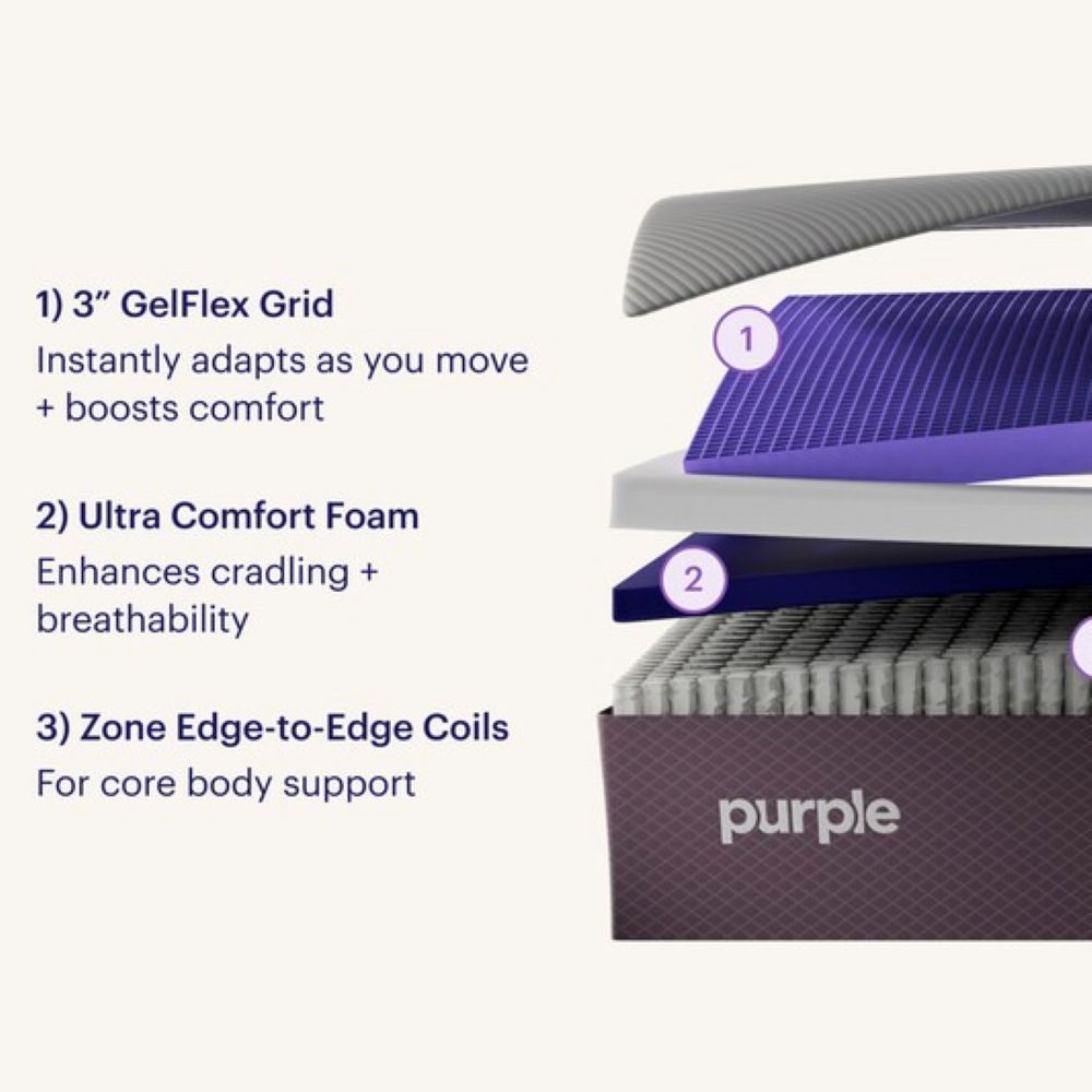 Purple 353124 Mattresses-Boxsprings - View #5