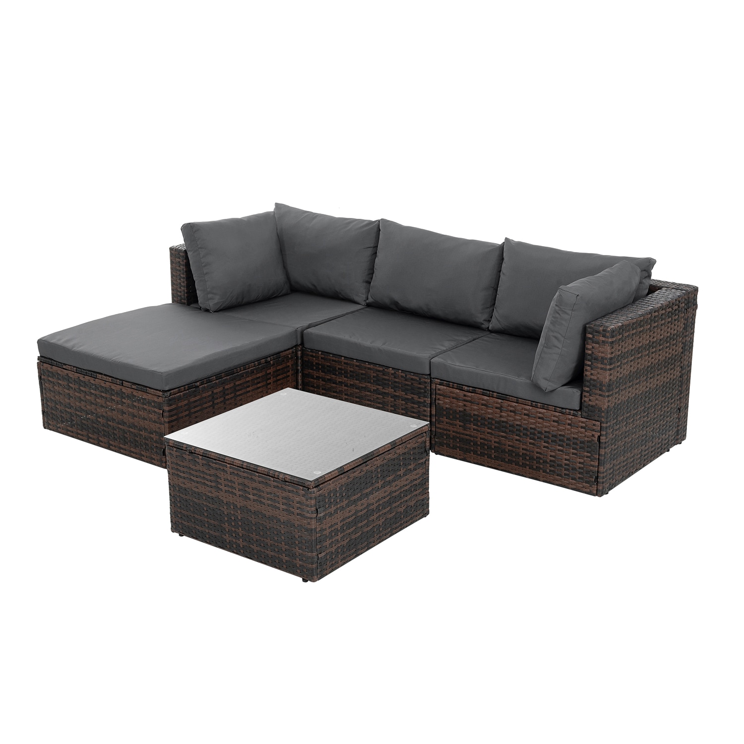 SINOFURN SYB790006GY Patio-Sofas-Daybeds - View #11