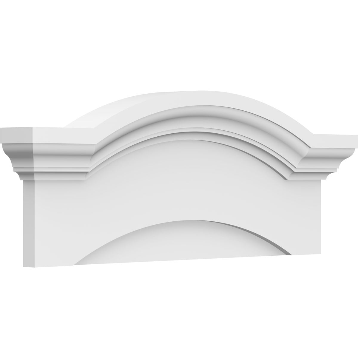 Ekena Millwork PEDP026X105EYE00 26-in W x 10.5-in L PVC Pediment