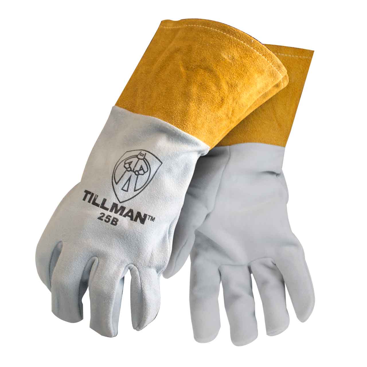 Tillman 25B Deerskin Split Leather 4 Cuff TIG Welding Gloves