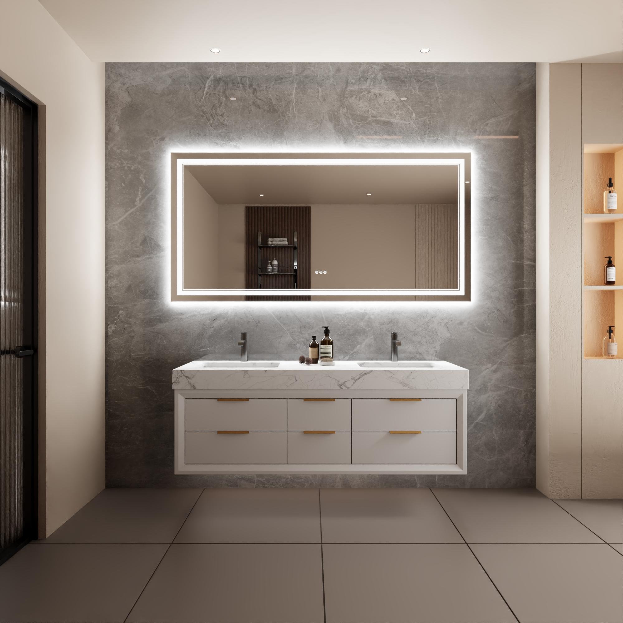 Bayfeve BFXB-11S3672-MIR Framed-Bath-Mirrors - View #4