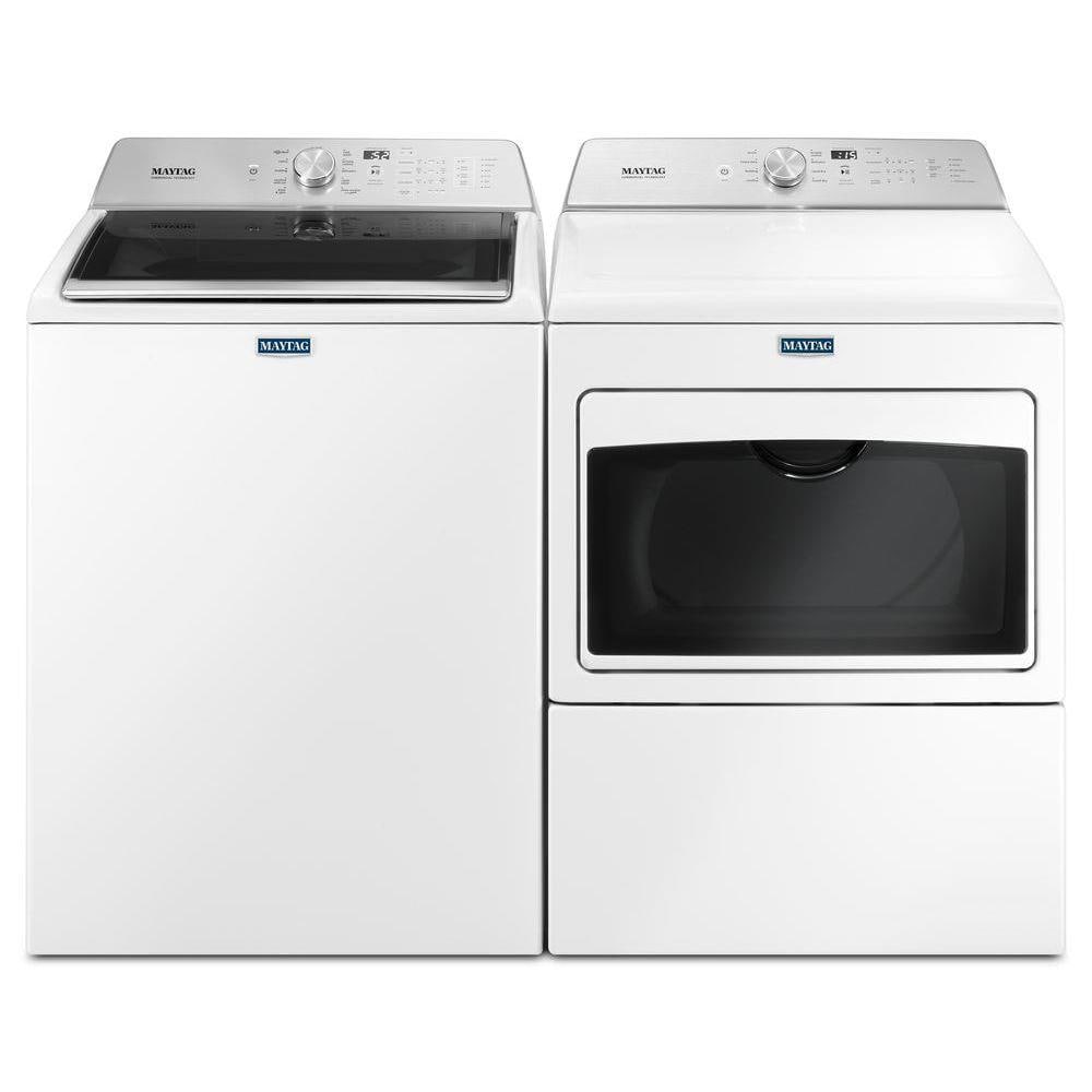4.7-cu ft High Top-Load Washer (White) at