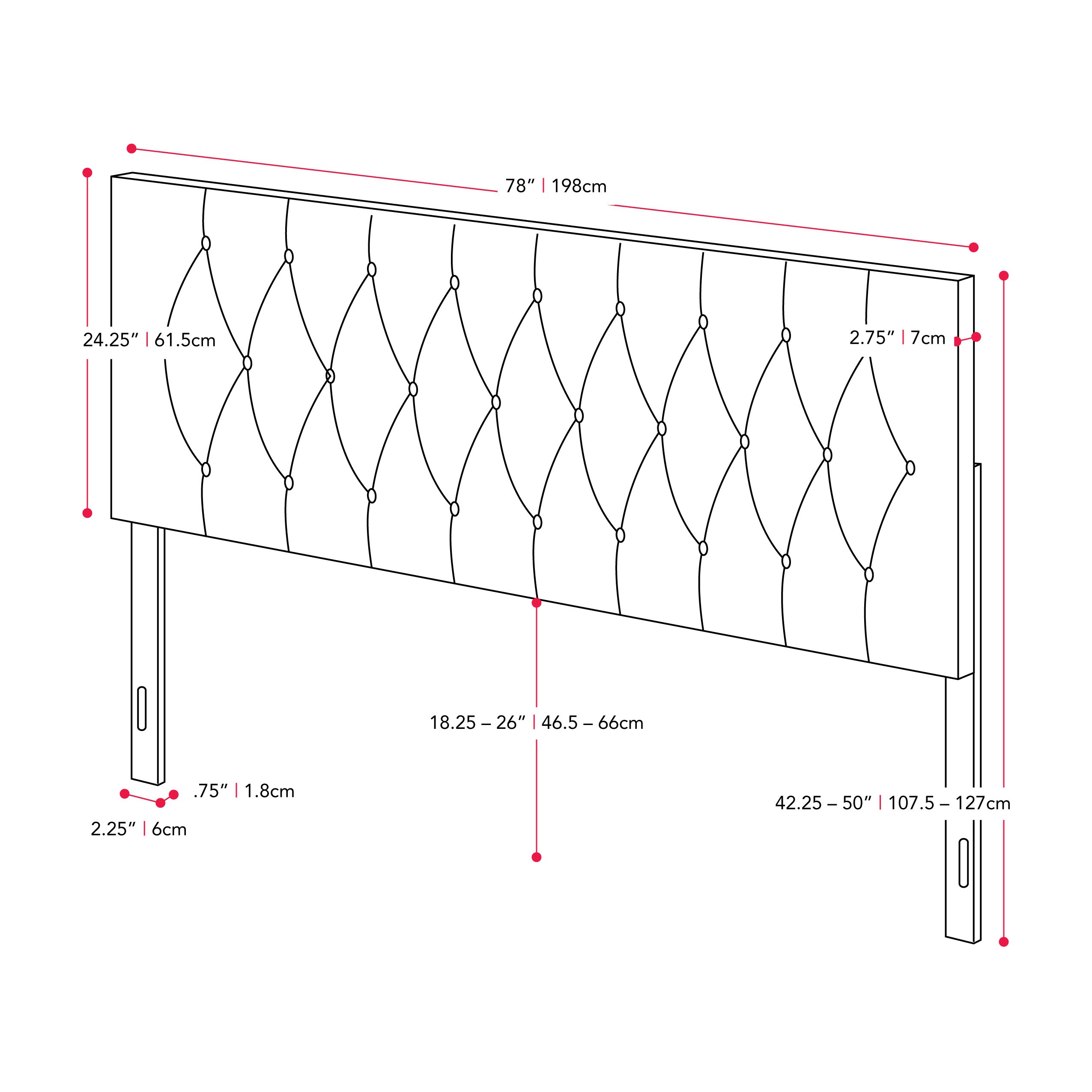CorLiving BOS-121-K Upholstered-Headboards - View #8