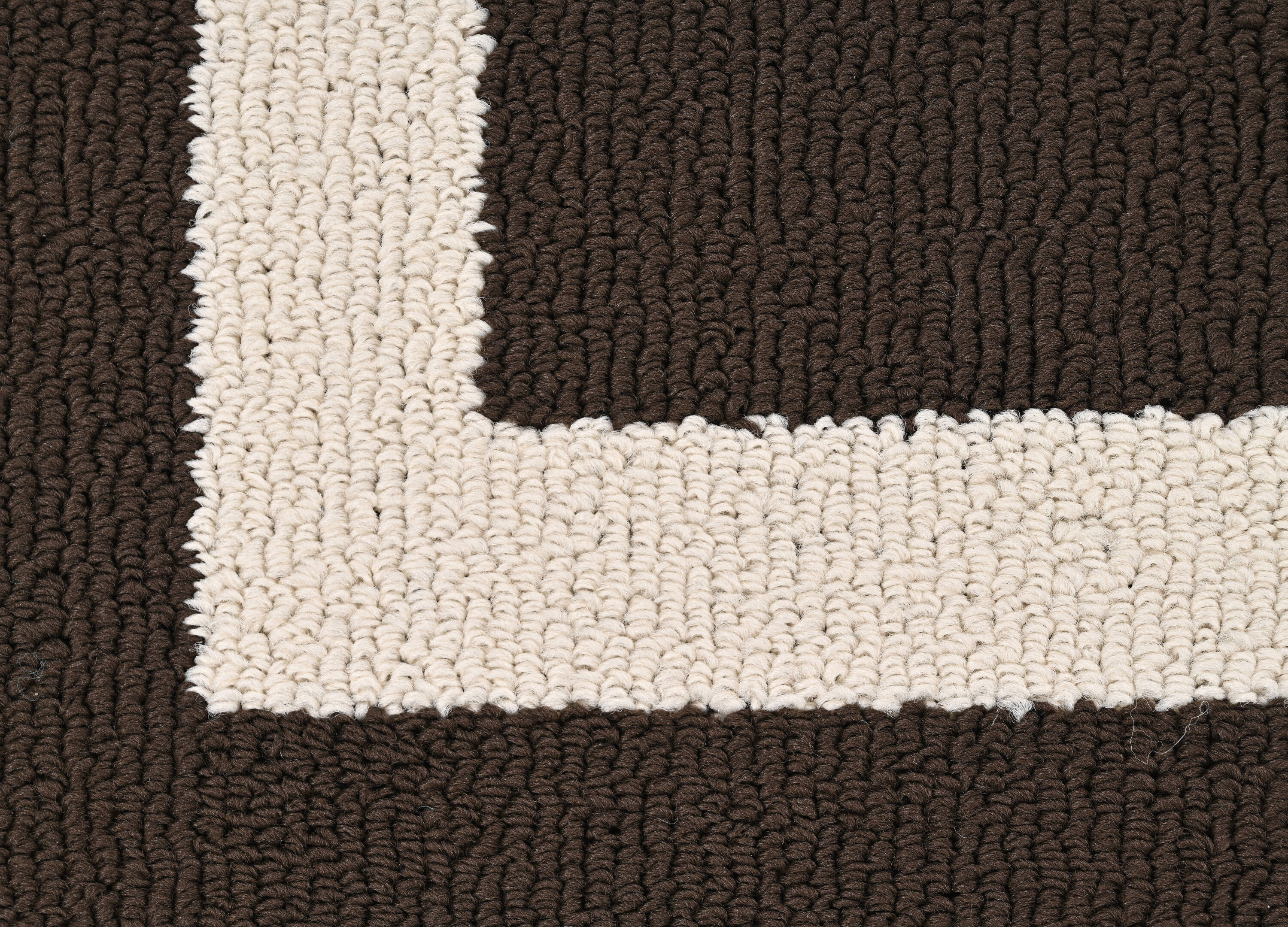 Garland Rug Borderline 2 X 5 (ft) Mocha/Tan Indoor/Outdoor Border ...