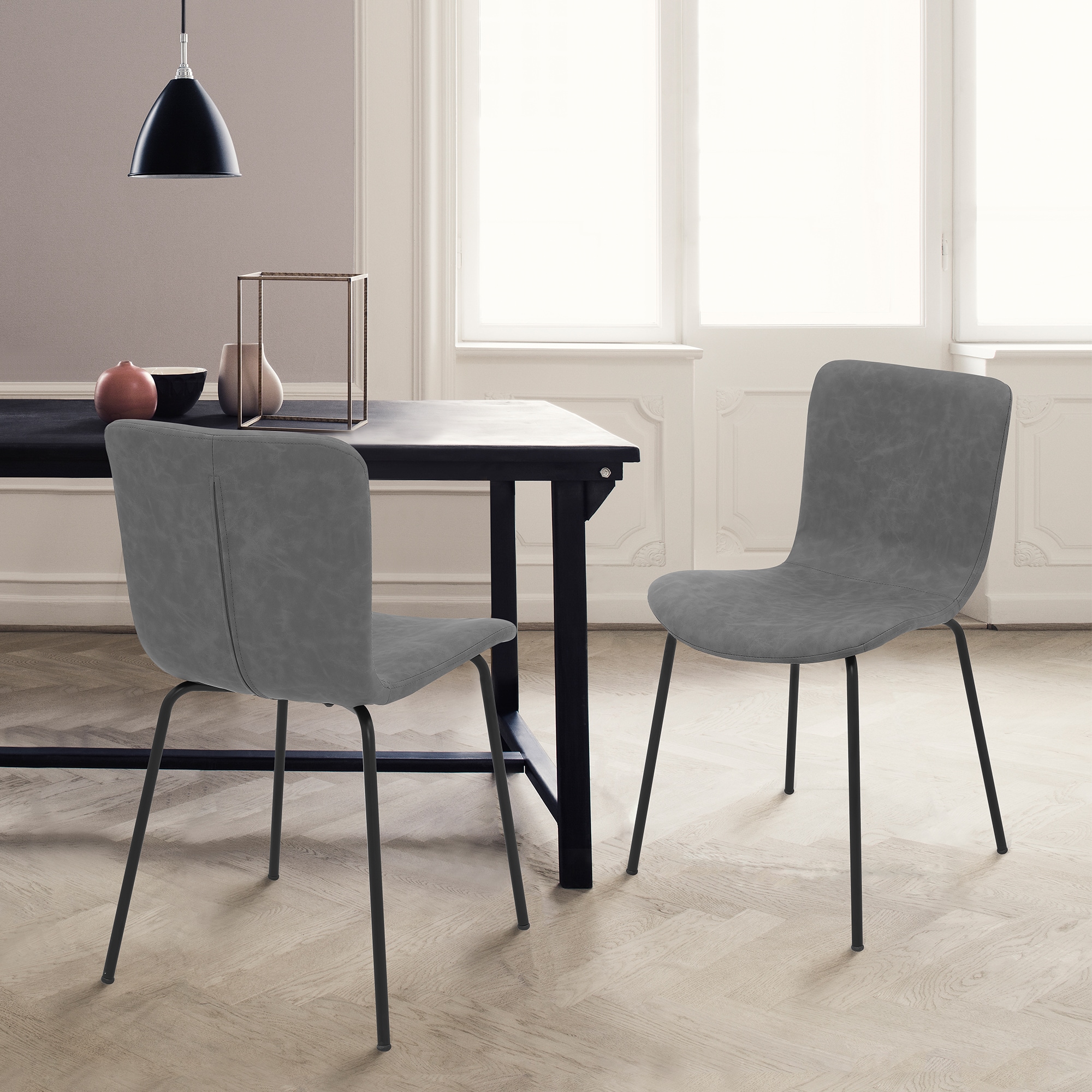 Armen Living LCGLSIBLCH Dining-Chairs - View #7