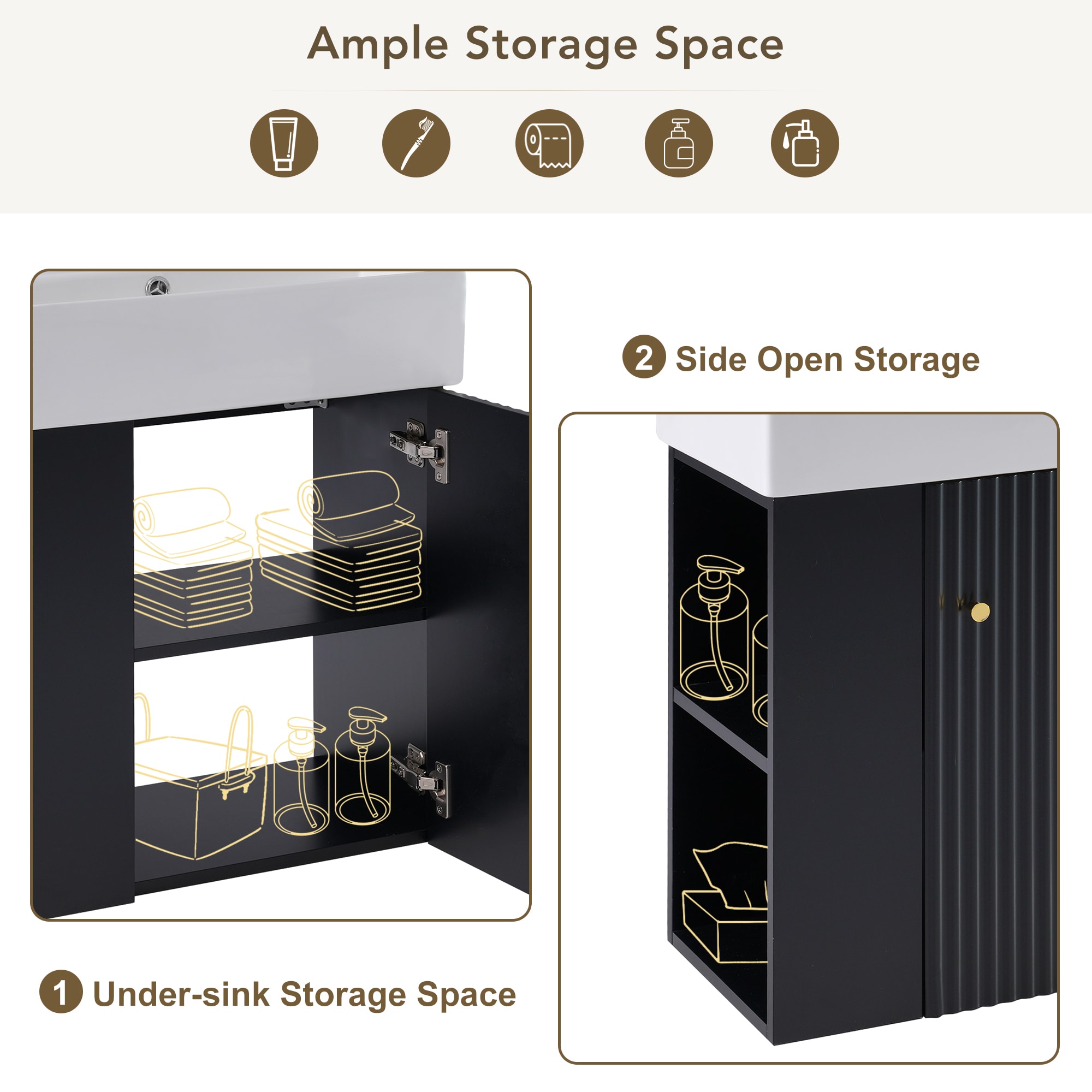 ModernLuxe L3P-N729P170390B Bath-Vanity-Combo - View #5