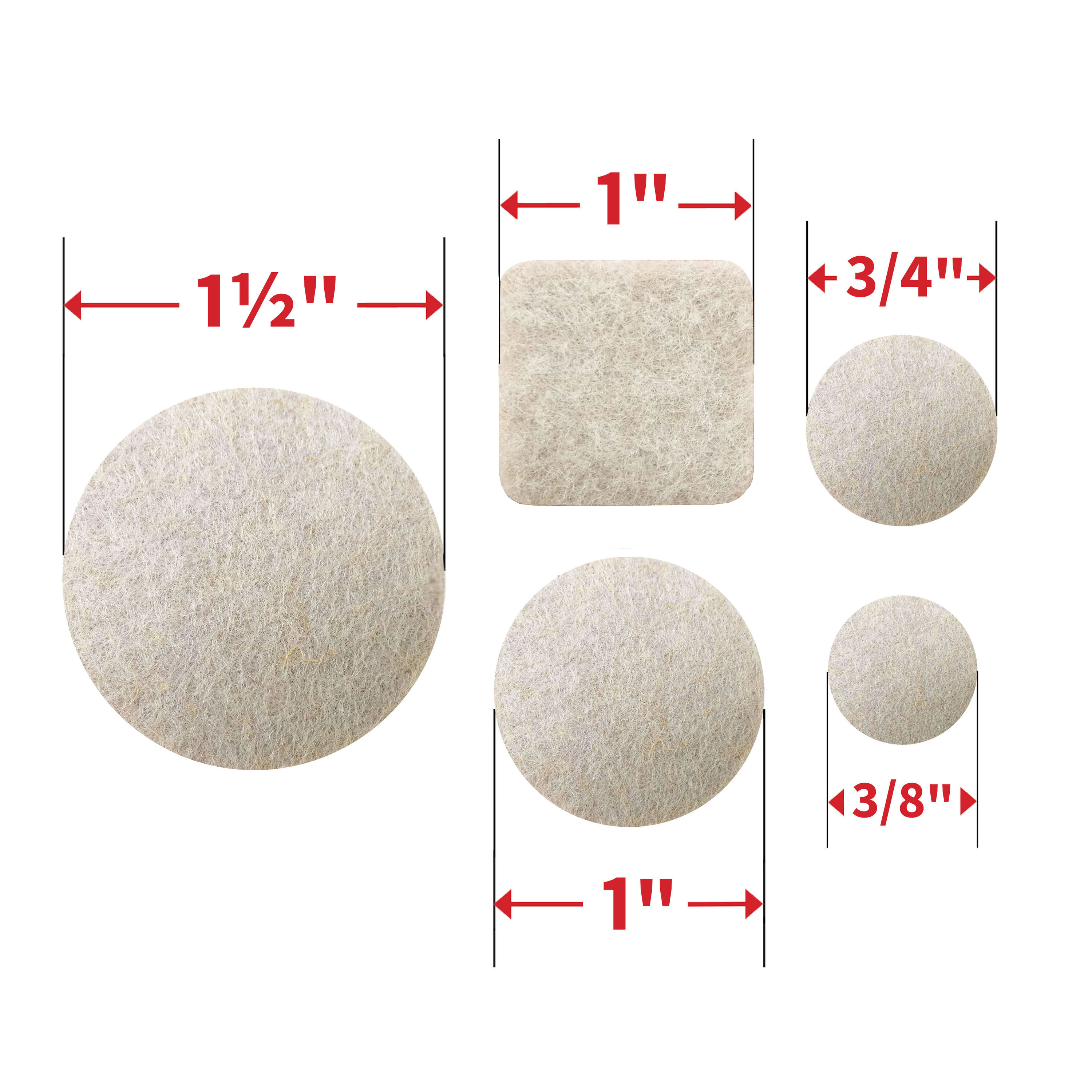 RELIABILT 4110424RB Felt-Pads - View #2
